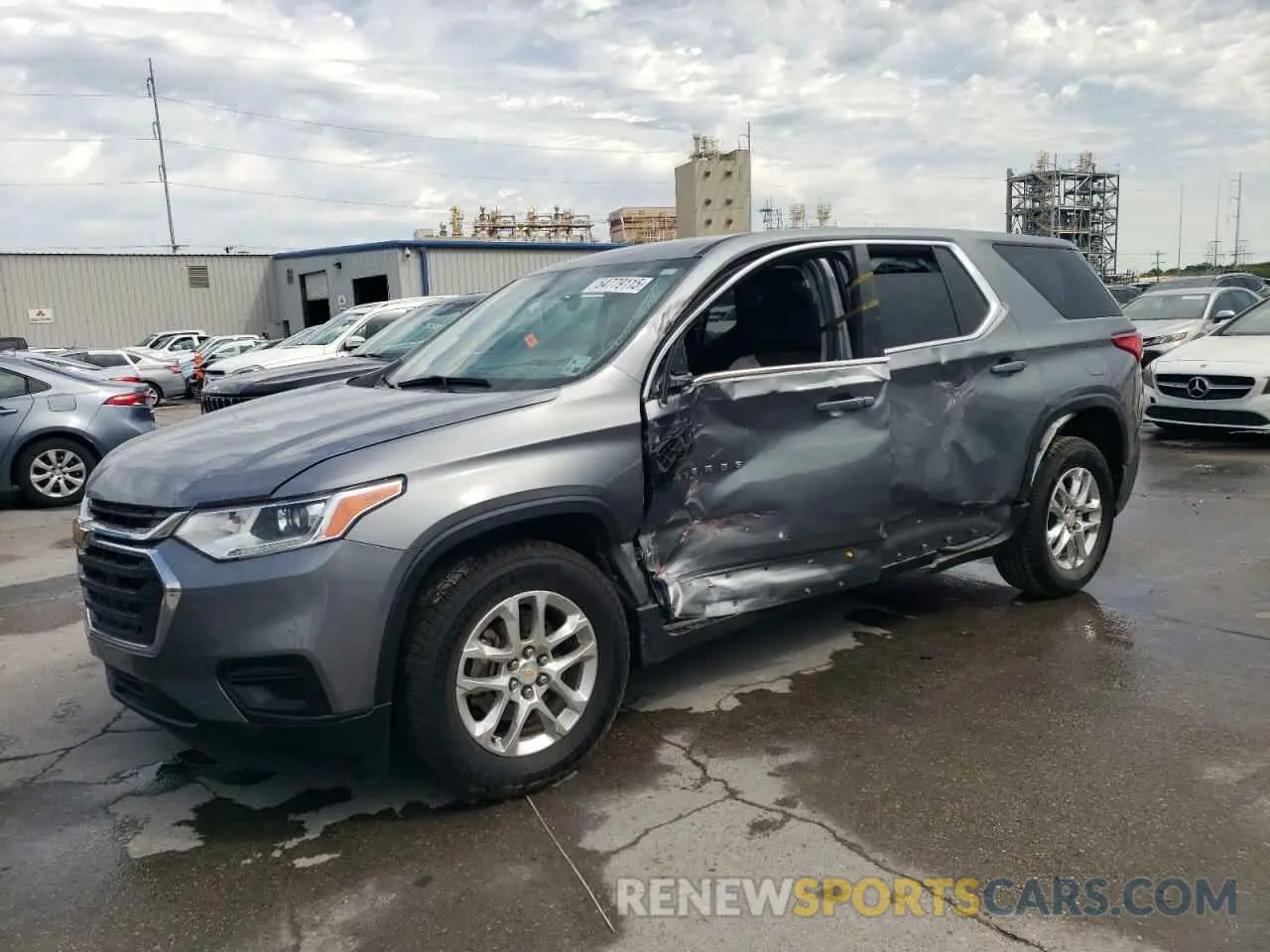 1 Photograph of a damaged car 1GNERFKW5LJ179173 CHEVROLET TRAVERSE 2020