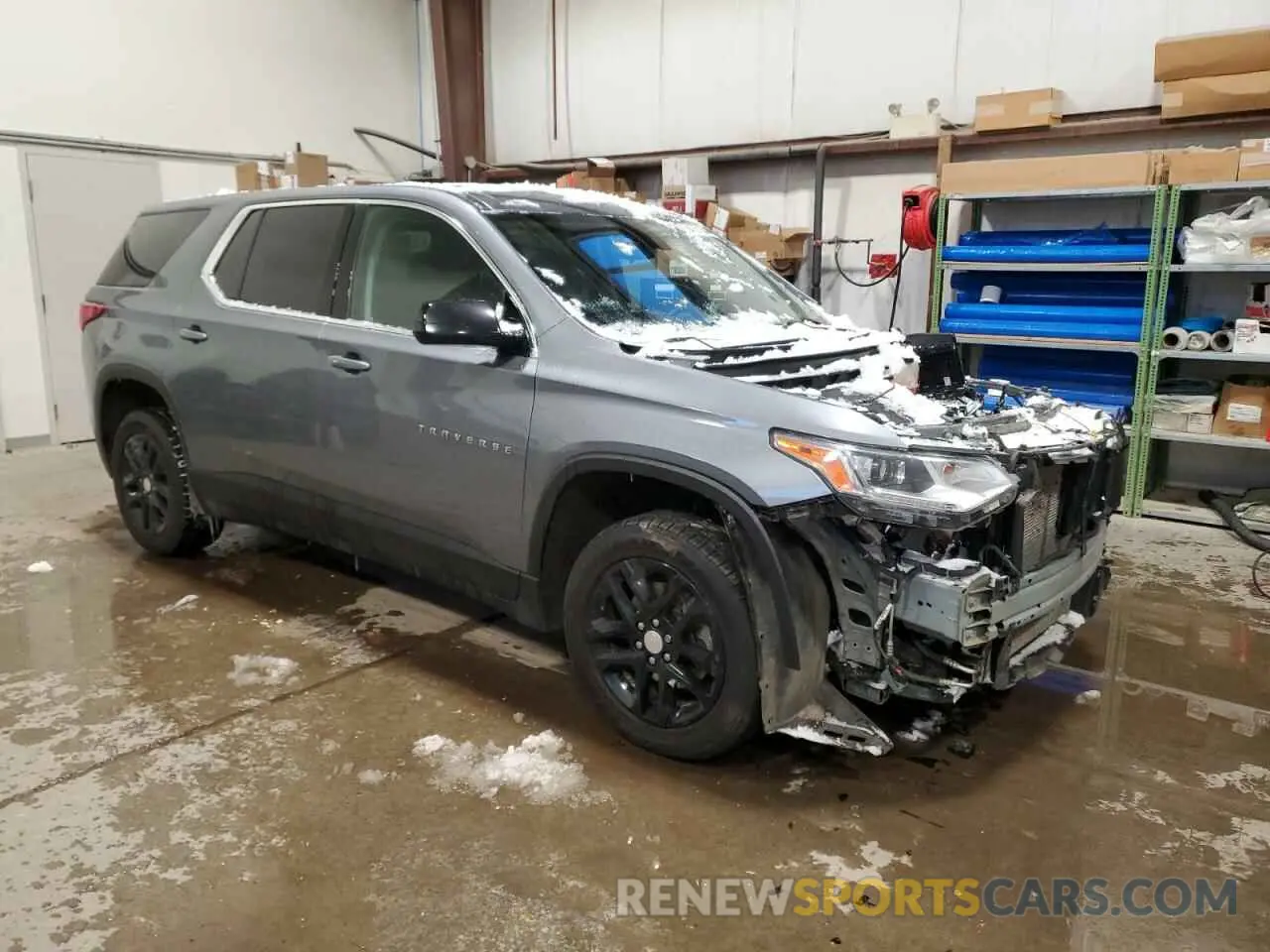 4 Photograph of a damaged car 1GNERFKW5LJ266927 CHEVROLET TRAVERSE 2020