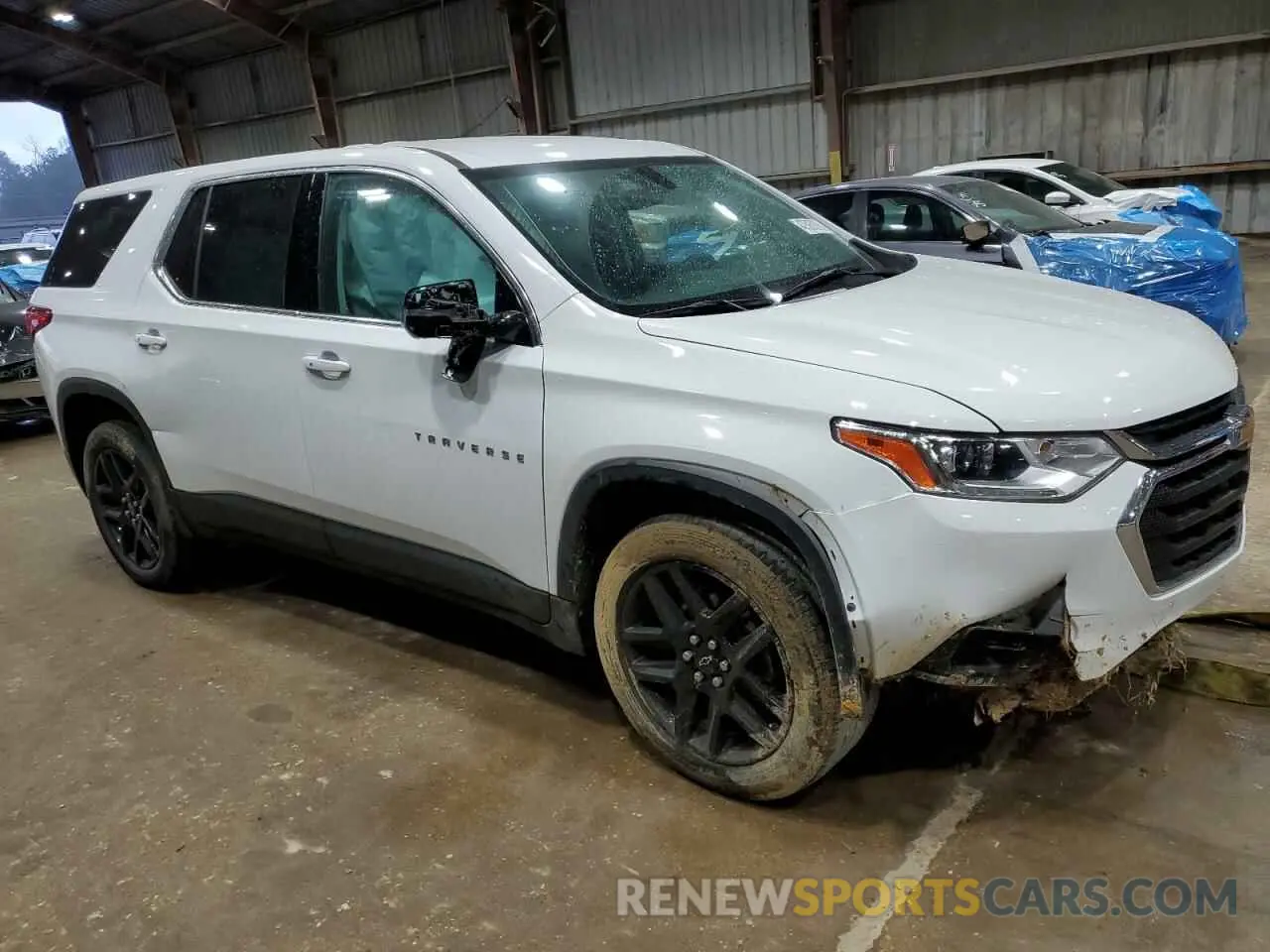 4 Photograph of a damaged car 1GNERFKW6LJ144724 CHEVROLET TRAVERSE 2020