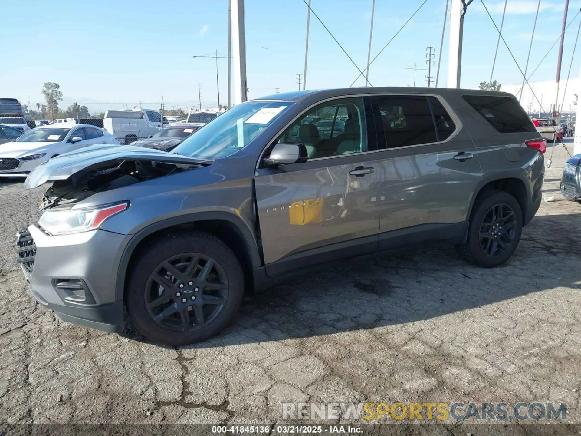 2 Photograph of a damaged car 1GNERFKW6LJ207966 CHEVROLET TRAVERSE 2020