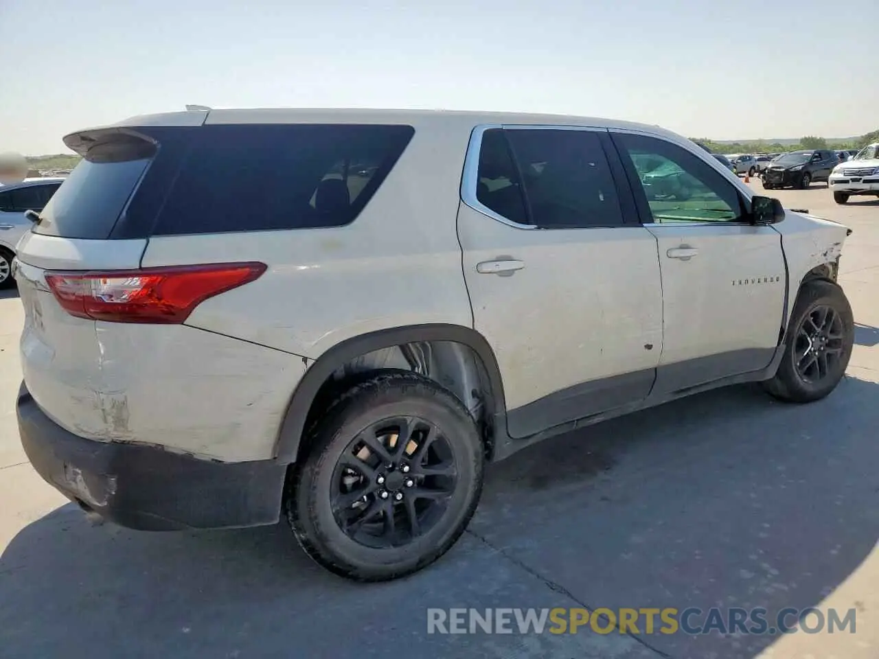 3 Photograph of a damaged car 1GNERFKW6LJ252776 CHEVROLET TRAVERSE 2020