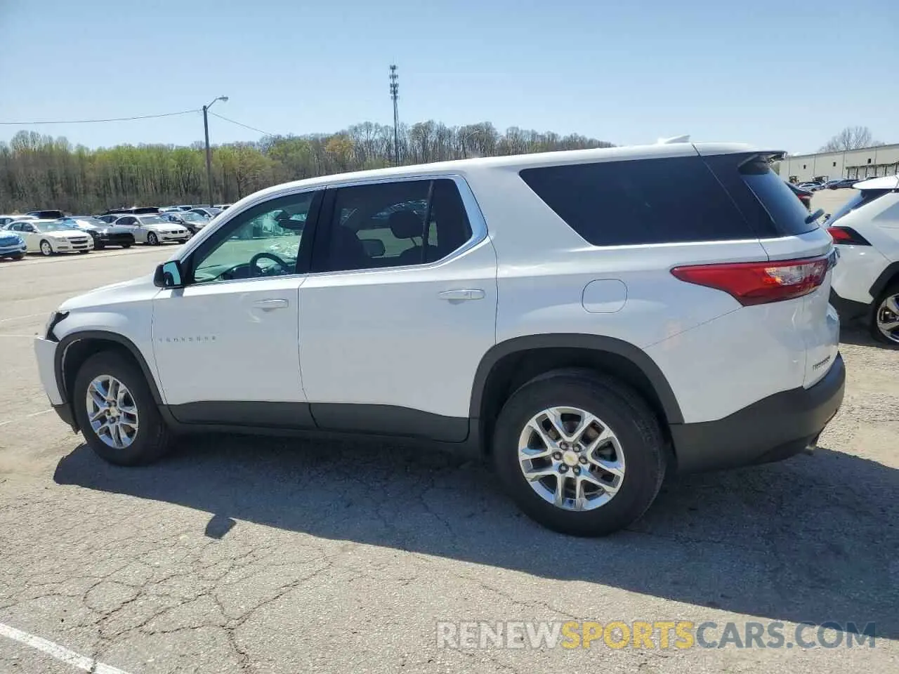 2 Photograph of a damaged car 1GNERFKW6LJ267181 CHEVROLET TRAVERSE 2020