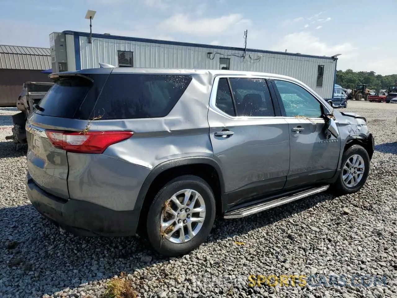 3 Photograph of a damaged car 1GNERFKW6LJ273255 CHEVROLET TRAVERSE 2020