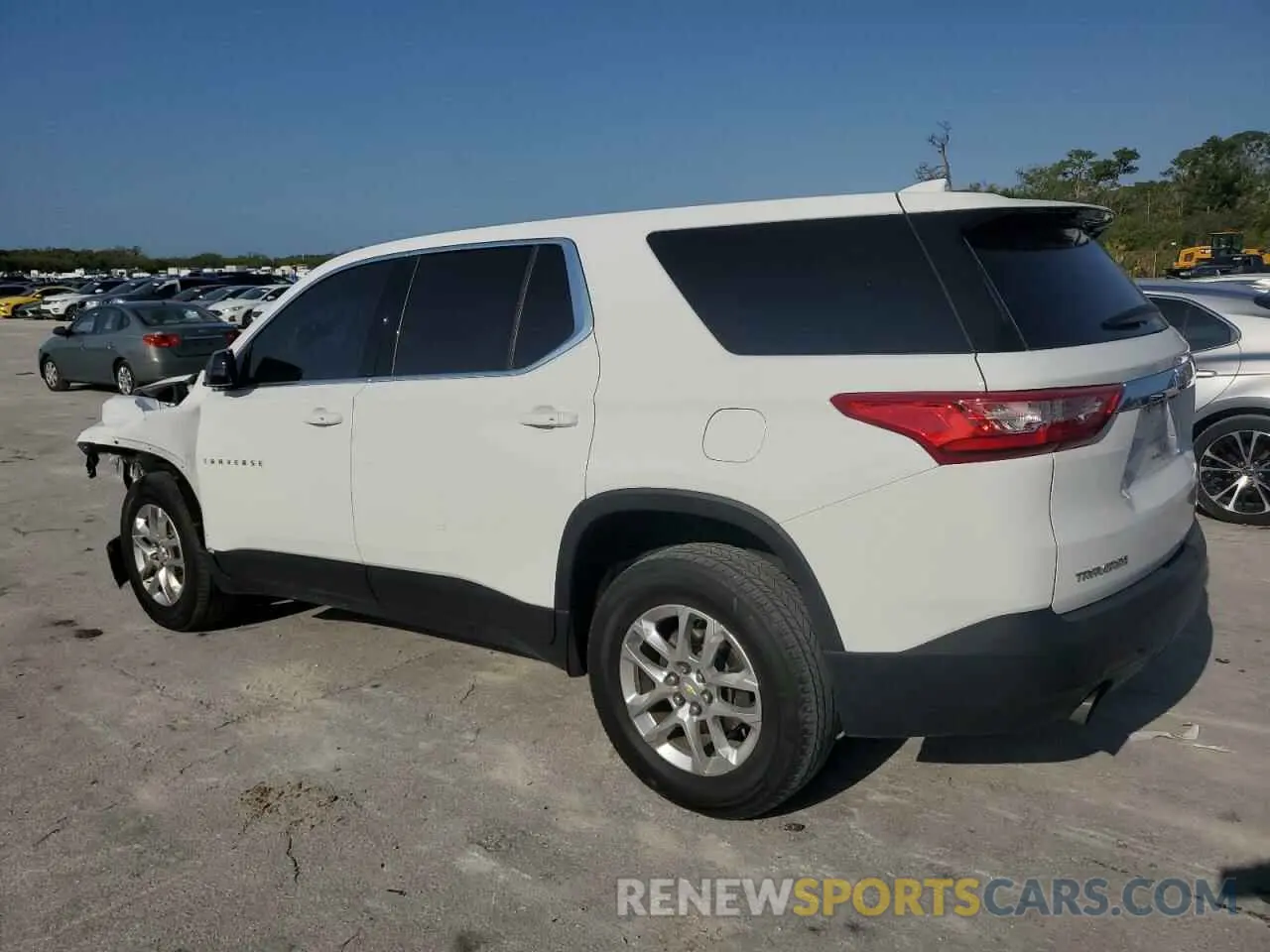 2 Photograph of a damaged car 1GNERFKW7LJ106094 CHEVROLET TRAVERSE 2020