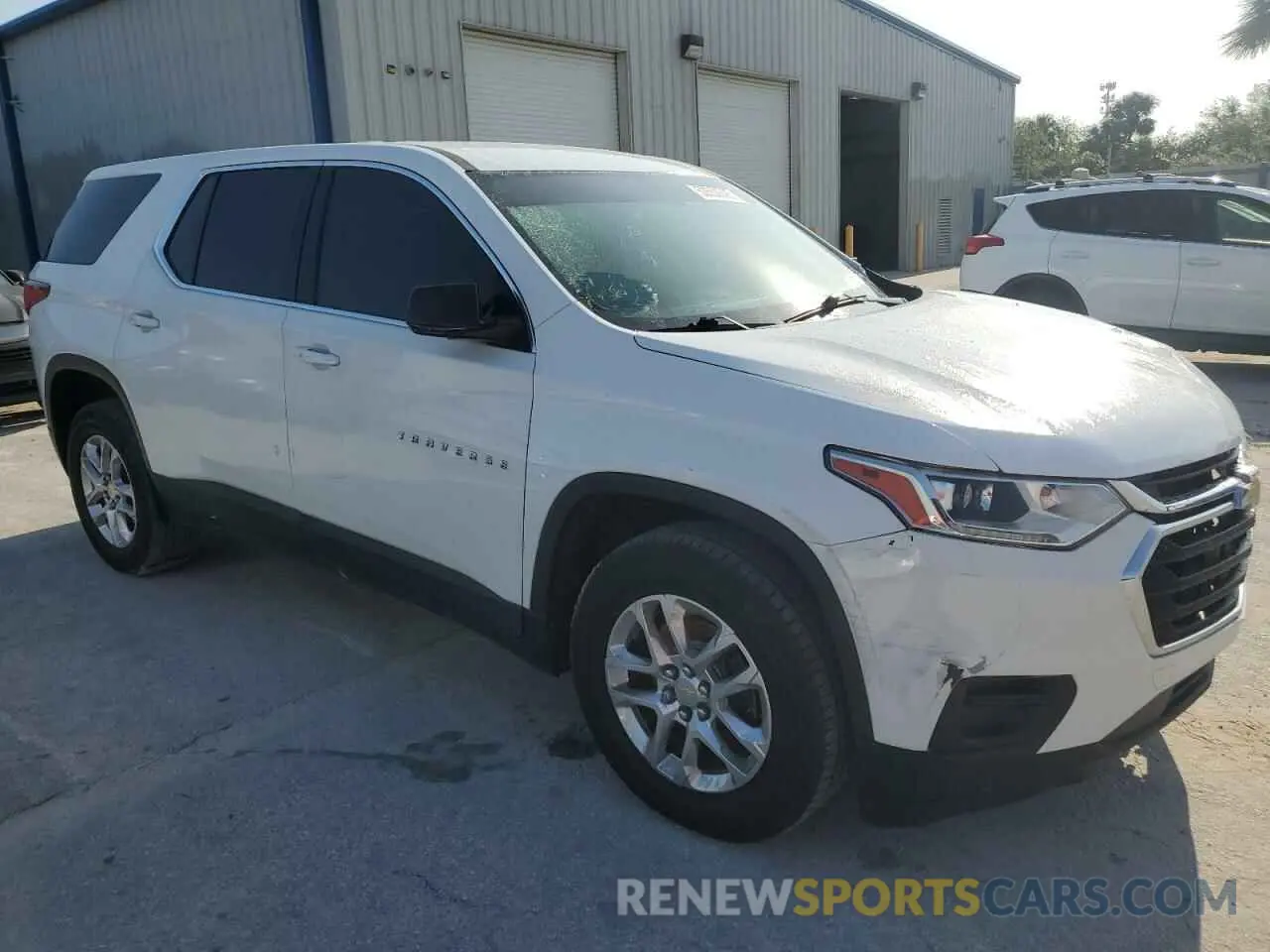 4 Photograph of a damaged car 1GNERFKW7LJ106094 CHEVROLET TRAVERSE 2020