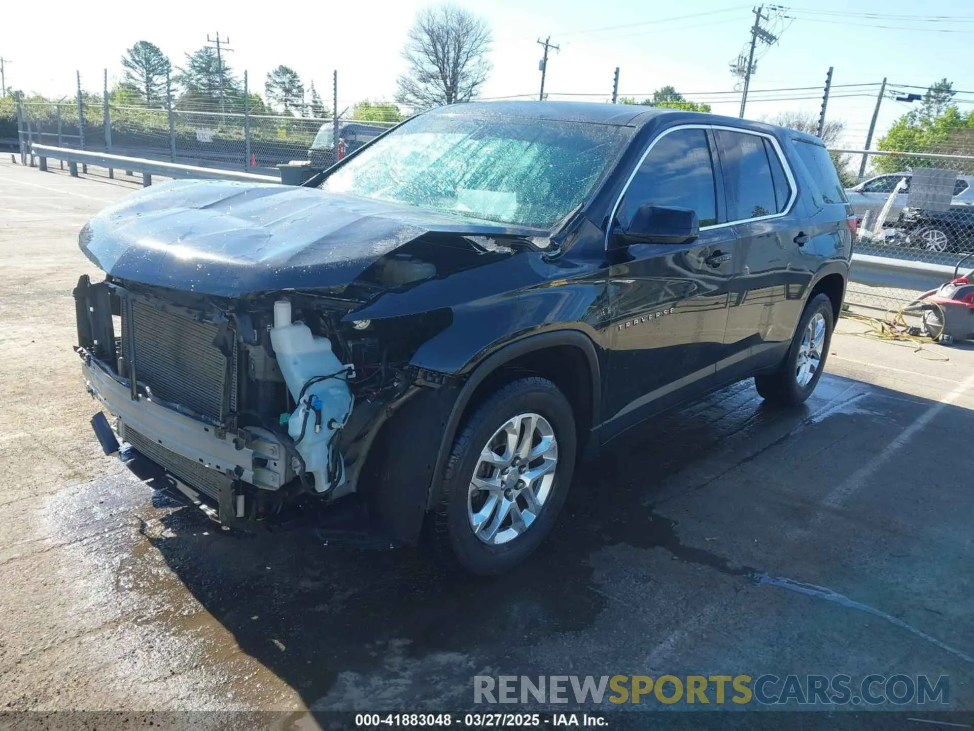 2 Photograph of a damaged car 1GNERFKW7LJ207118 CHEVROLET TRAVERSE 2020