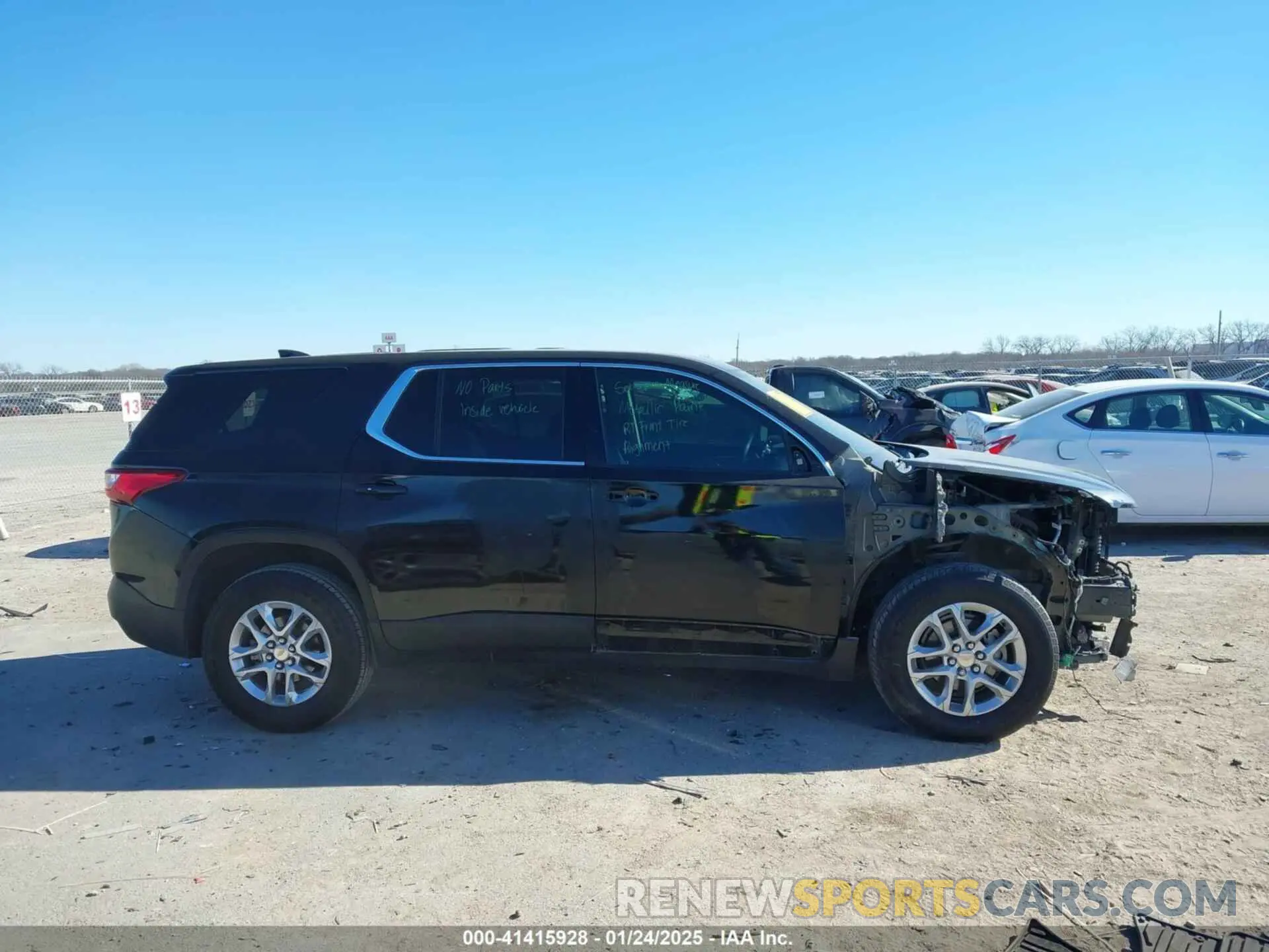 13 Photograph of a damaged car 1GNERFKW7LJ251233 CHEVROLET TRAVERSE 2020