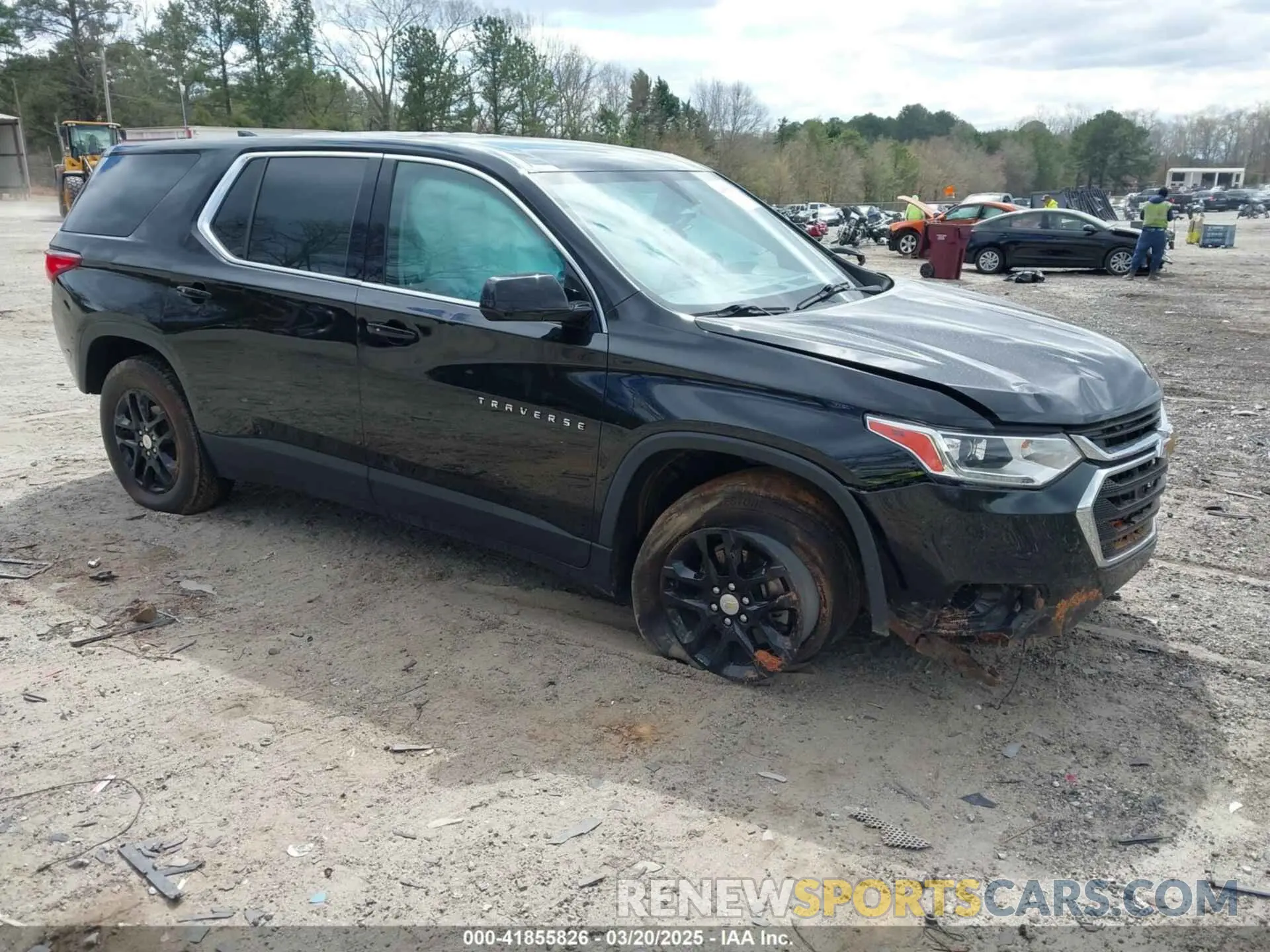 1 Photograph of a damaged car 1GNERFKW7LJ279646 CHEVROLET TRAVERSE 2020