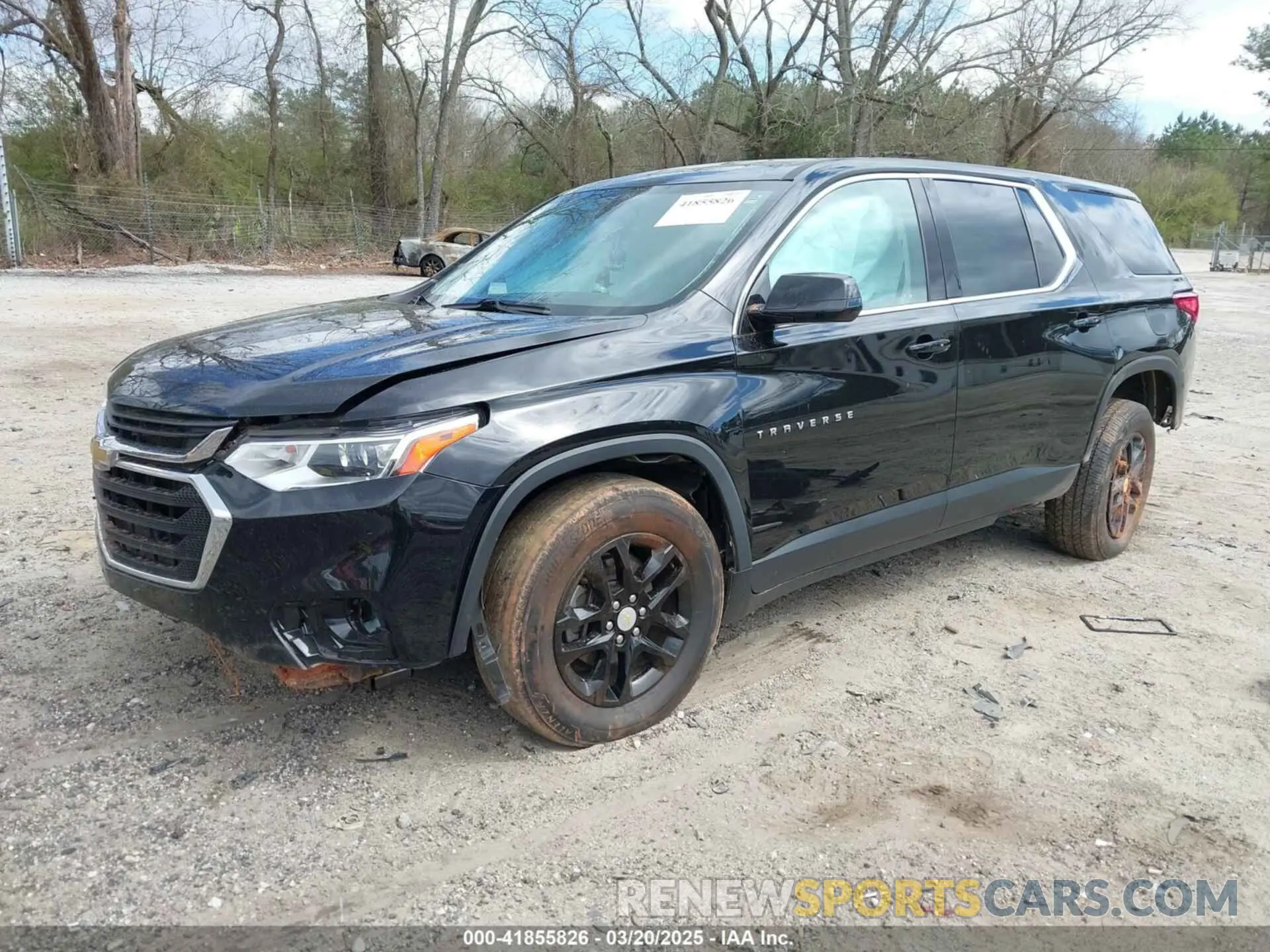 2 Photograph of a damaged car 1GNERFKW7LJ279646 CHEVROLET TRAVERSE 2020