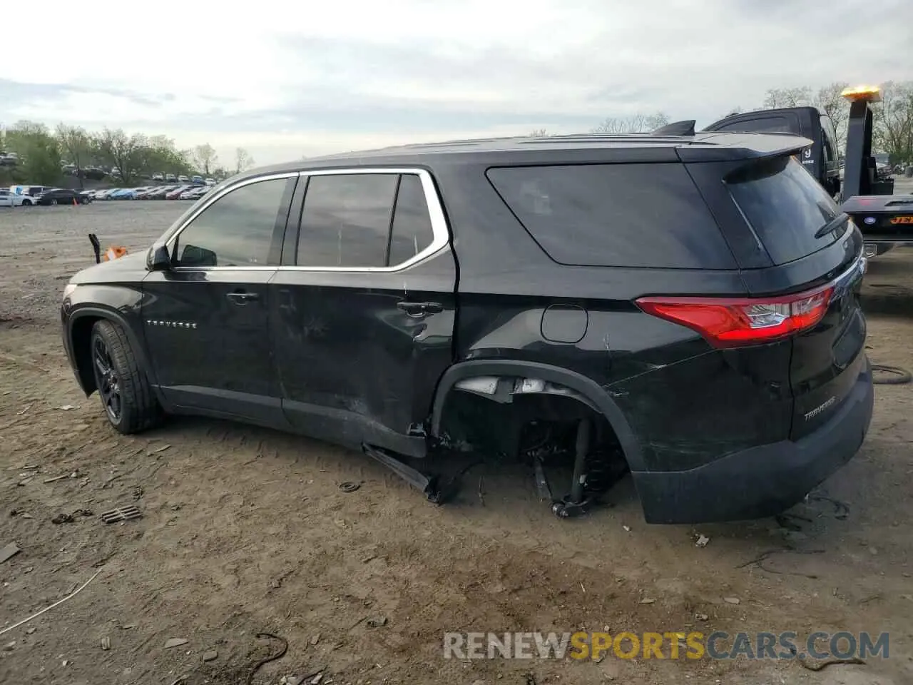 2 Photograph of a damaged car 1GNERFKW7LJ313830 CHEVROLET TRAVERSE 2020