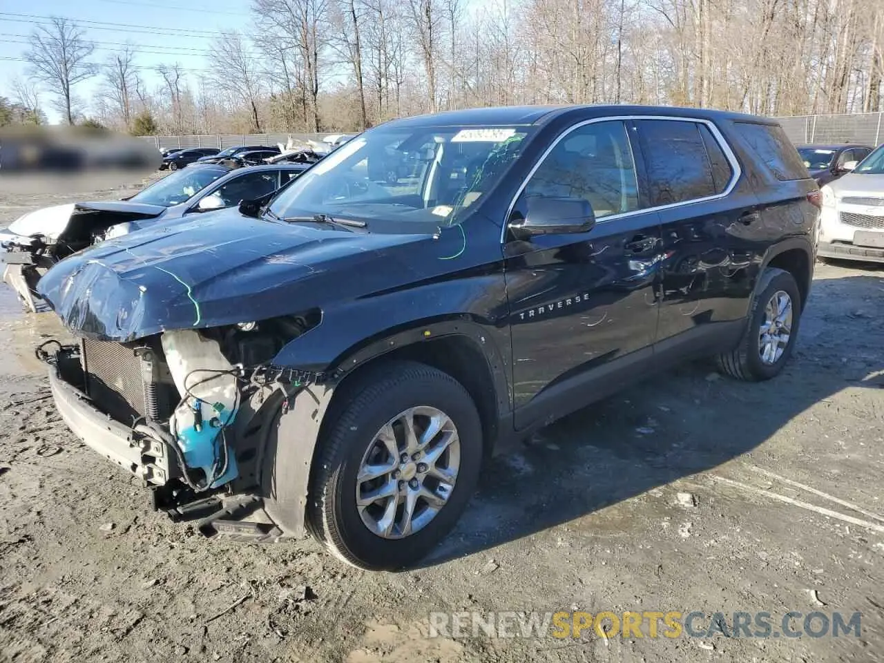 1 Photograph of a damaged car 1GNERFKW8LJ110610 CHEVROLET TRAVERSE 2020