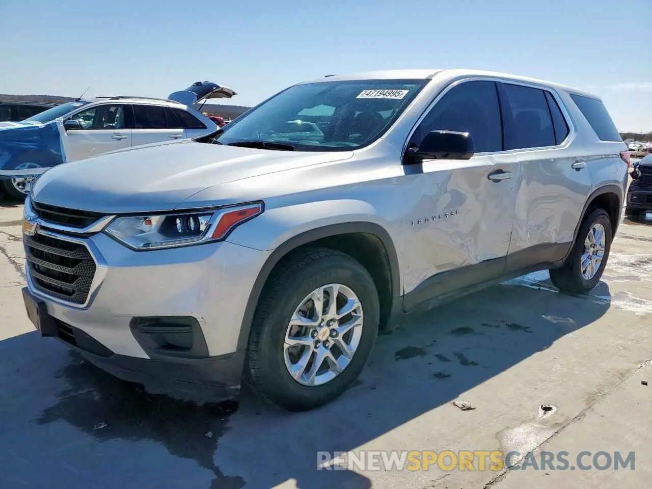 1 Photograph of a damaged car 1GNERFKW8LJ128590 CHEVROLET TRAVERSE 2020