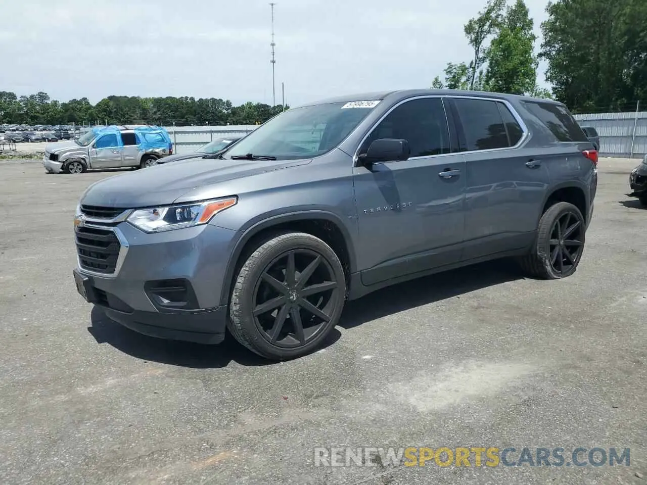 1 Photograph of a damaged car 1GNERFKW8LJ139668 CHEVROLET TRAVERSE 2020