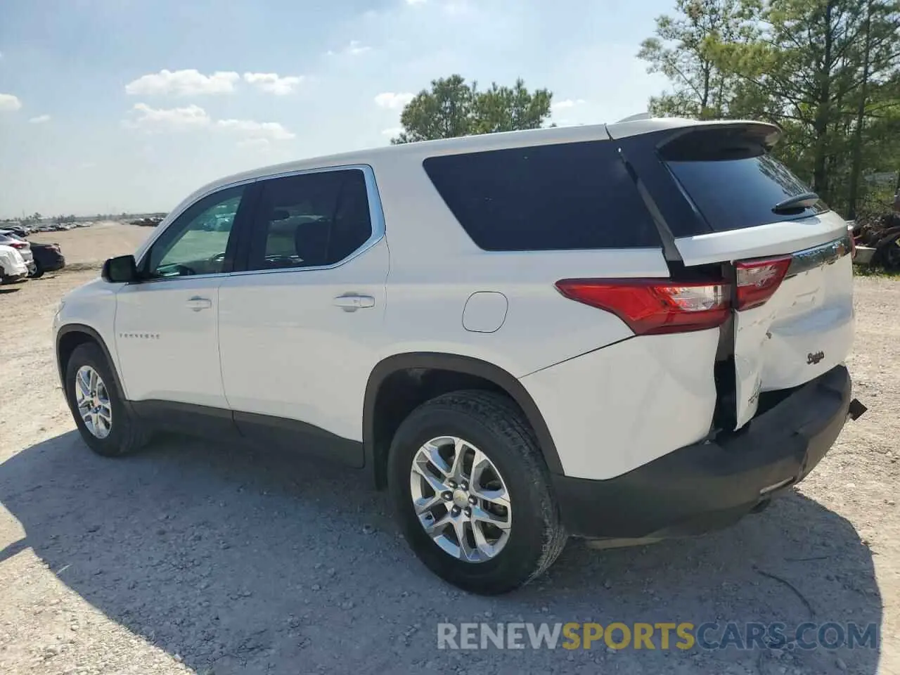 2 Photograph of a damaged car 1GNERFKW8LJ298724 CHEVROLET TRAVERSE 2020
