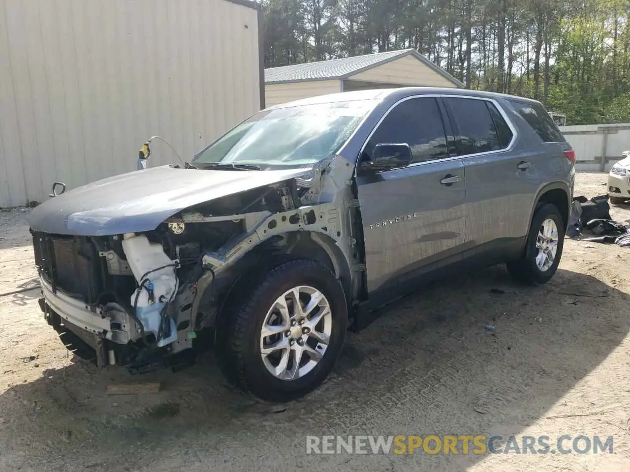 1 Photograph of a damaged car 1GNERFKW9LJ245773 CHEVROLET TRAVERSE 2020