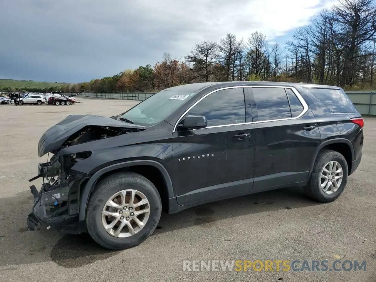 1 Photograph of a damaged car 1GNERFKW9LJ253548 CHEVROLET TRAVERSE 2020