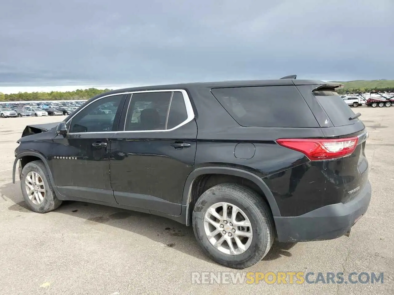 2 Photograph of a damaged car 1GNERFKW9LJ253548 CHEVROLET TRAVERSE 2020