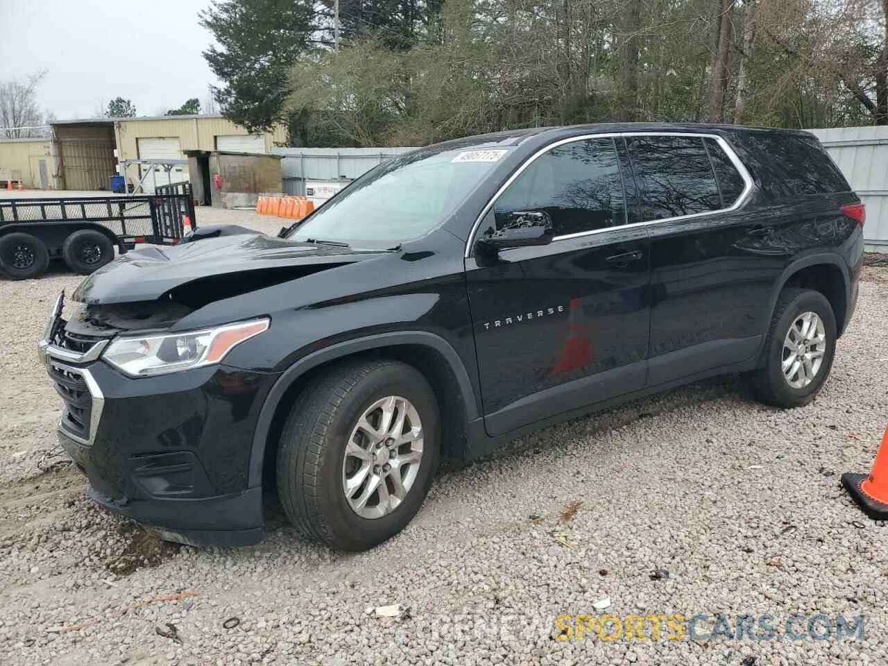 1 Photograph of a damaged car 1GNERFKW9LJ269376 CHEVROLET TRAVERSE 2020