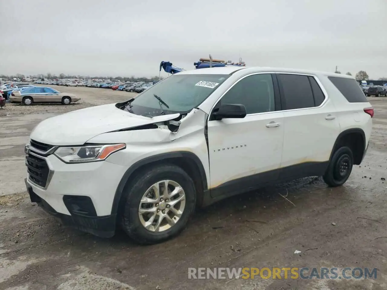 1 Photograph of a damaged car 1GNERFKW9LJ314560 CHEVROLET TRAVERSE 2020