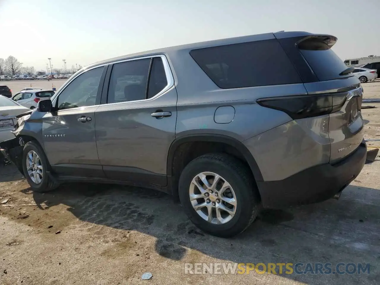 2 Photograph of a damaged car 1GNERFKWXLJ140272 CHEVROLET TRAVERSE 2020