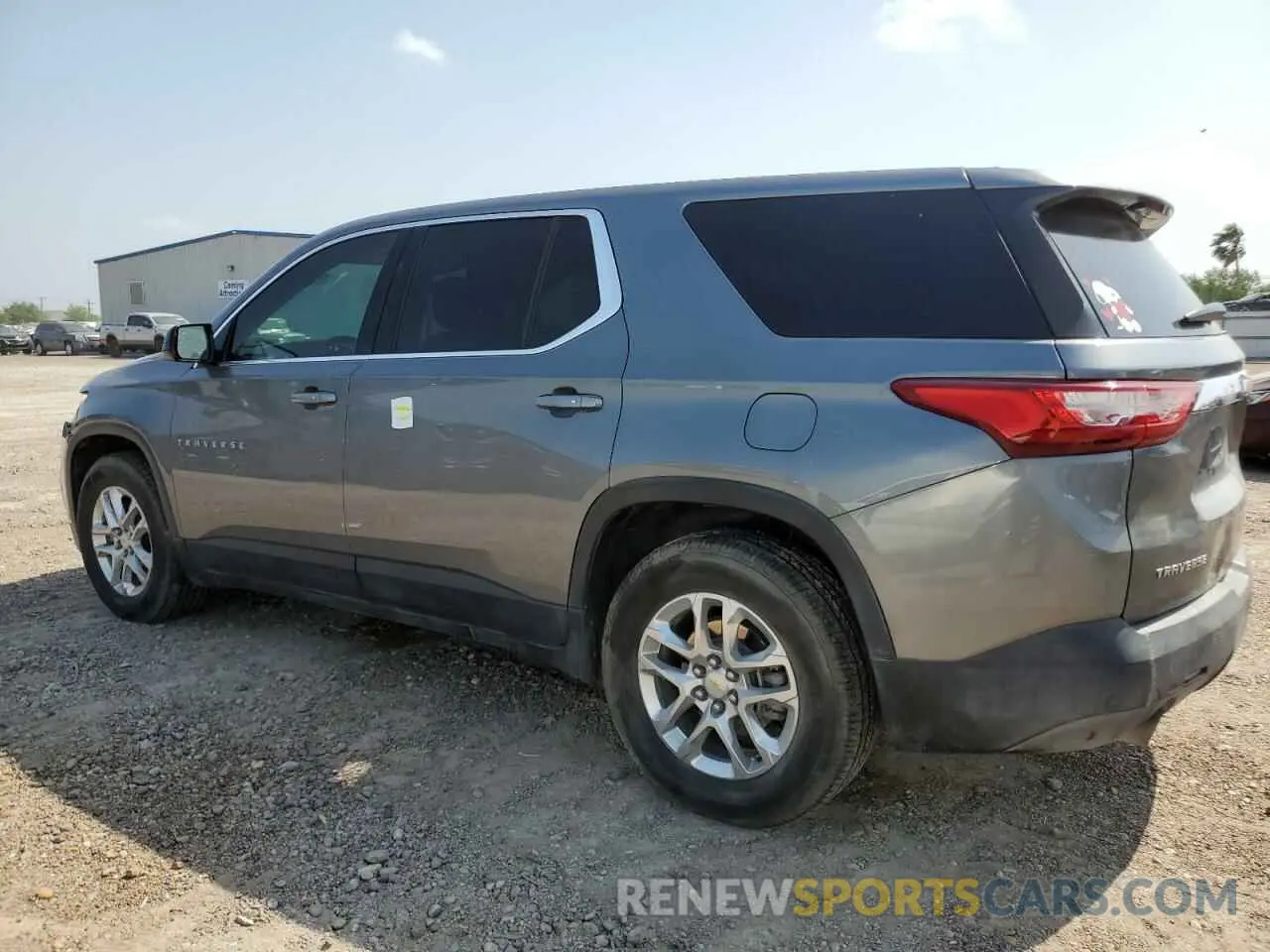 2 Photograph of a damaged car 1GNERFKWXLJ245930 CHEVROLET TRAVERSE 2020