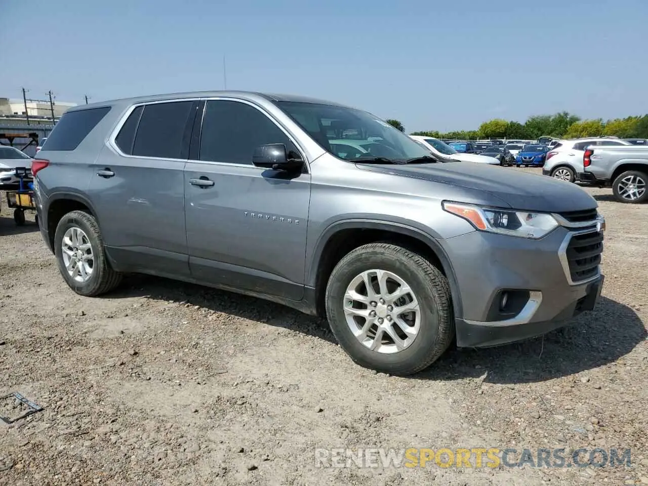 4 Photograph of a damaged car 1GNERFKWXLJ245930 CHEVROLET TRAVERSE 2020