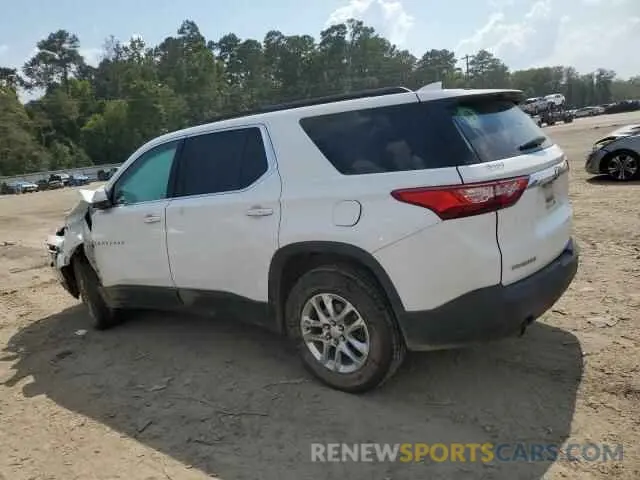 2 Photograph of a damaged car 1GNERGKW0LJ199417 CHEVROLET TRAVERSE 2020