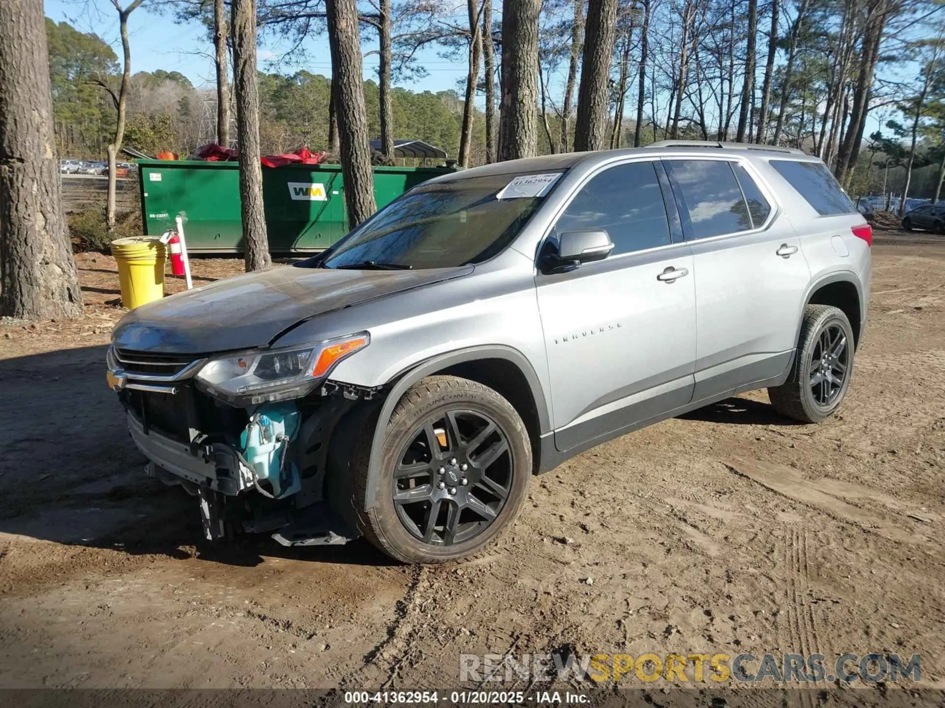 2 Photograph of a damaged car 1GNERGKW1LJ247460 CHEVROLET TRAVERSE 2020
