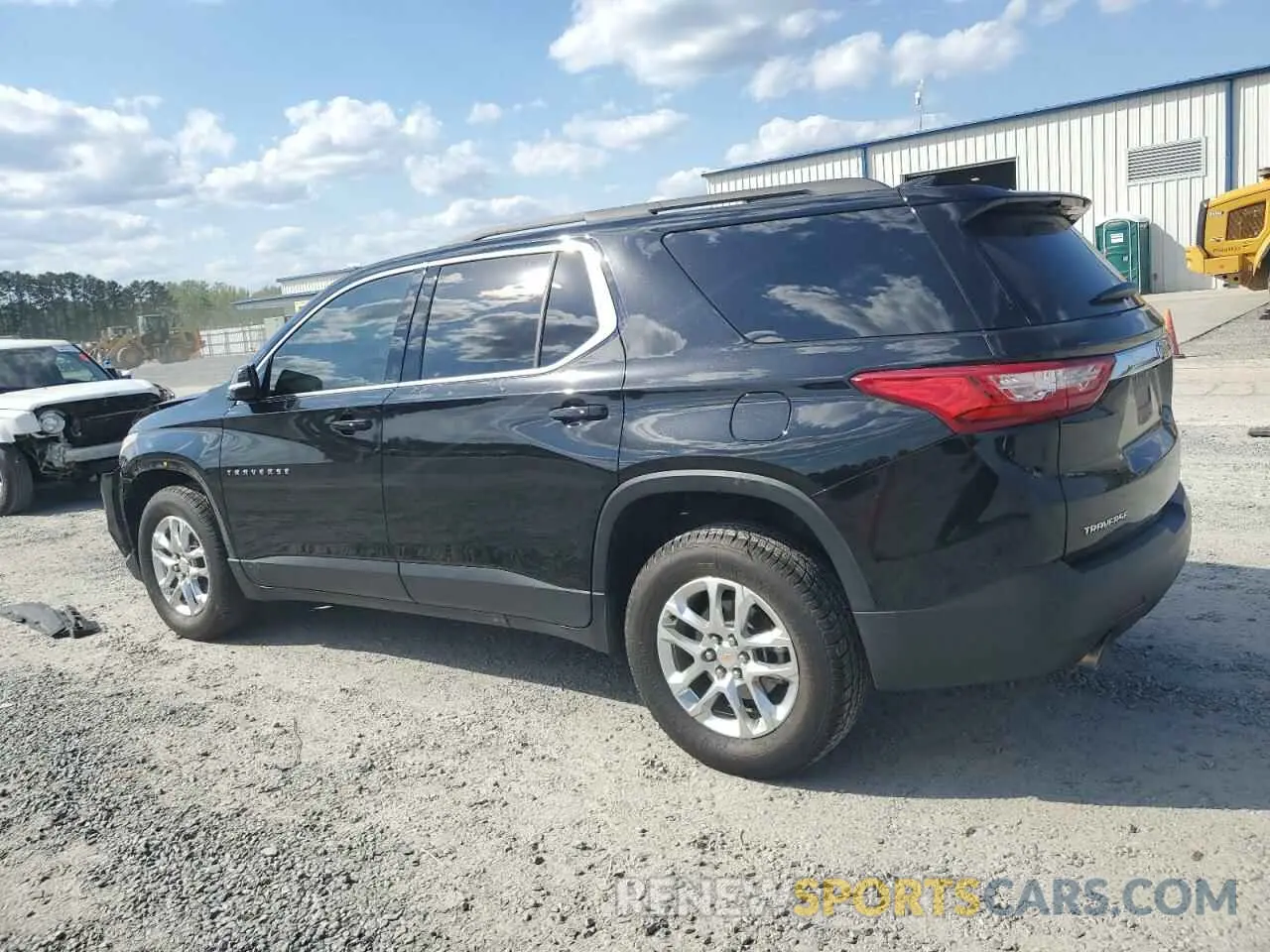 2 Photograph of a damaged car 1GNERGKW1LJ318351 CHEVROLET TRAVERSE 2020