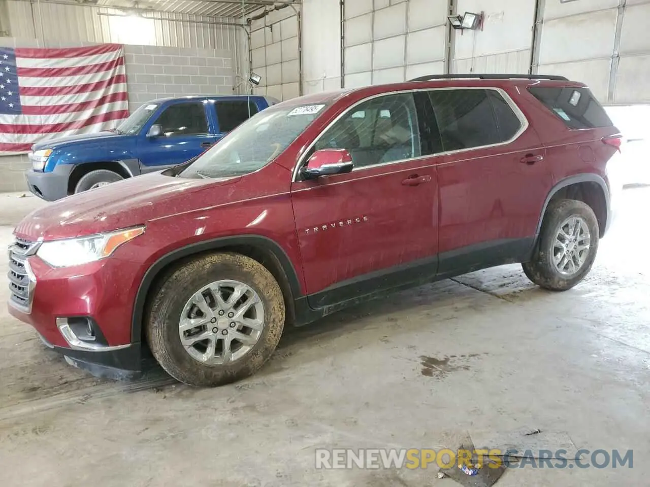 1 Photograph of a damaged car 1GNERGKW1LJ318740 CHEVROLET TRAVERSE 2020