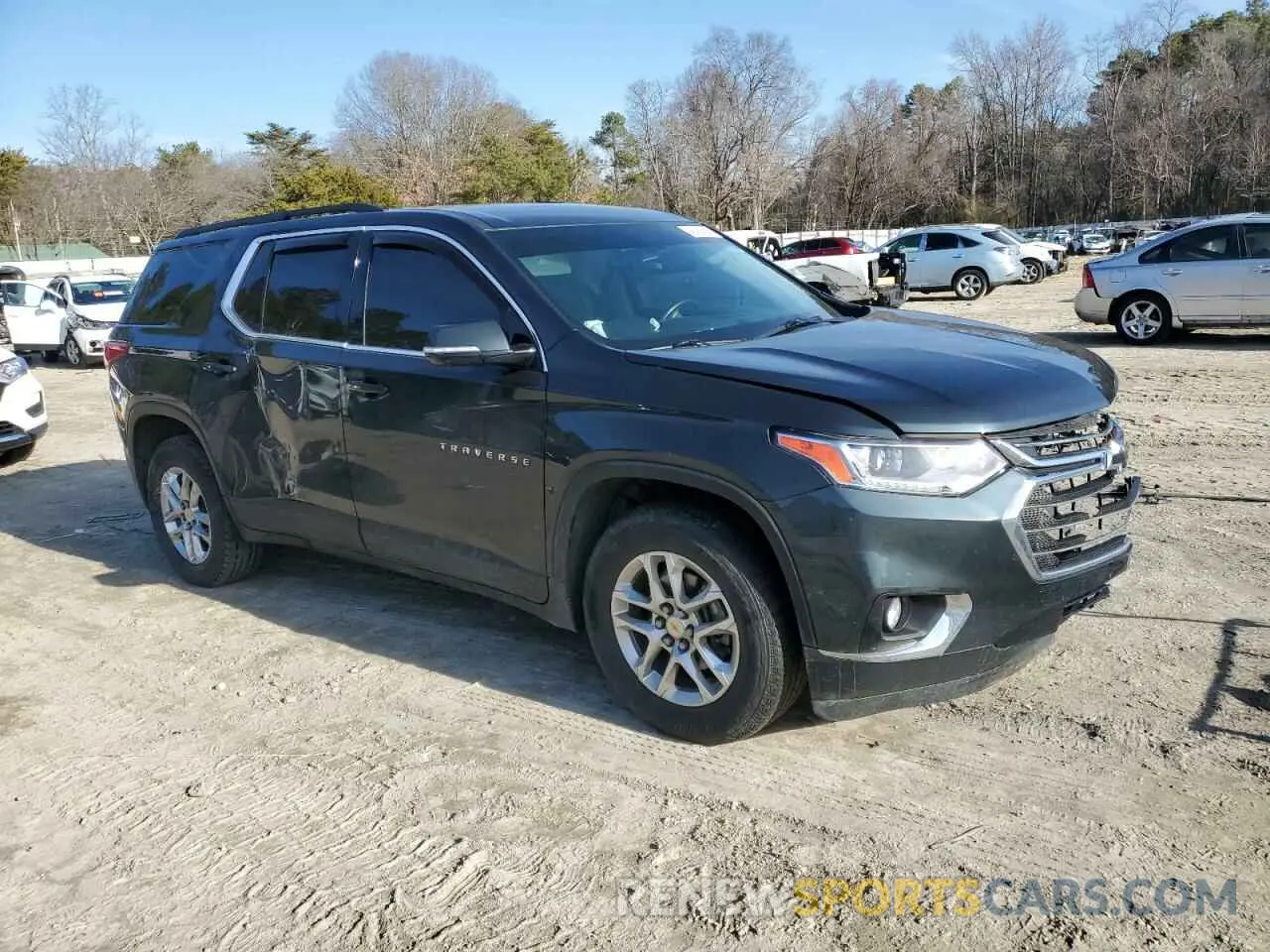 4 Photograph of a damaged car 1GNERGKW2LJ113380 CHEVROLET TRAVERSE 2020