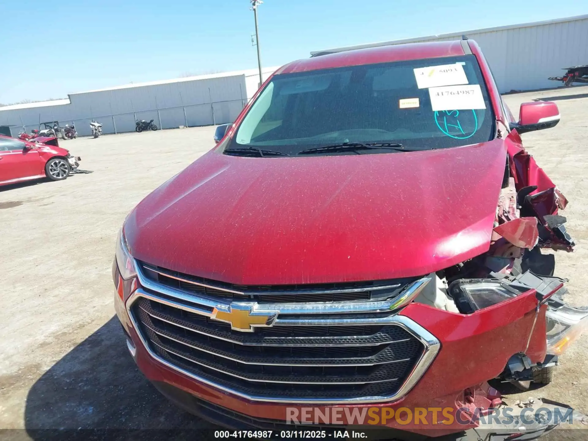 13 Photograph of a damaged car 1GNERGKW2LJ210773 CHEVROLET TRAVERSE 2020
