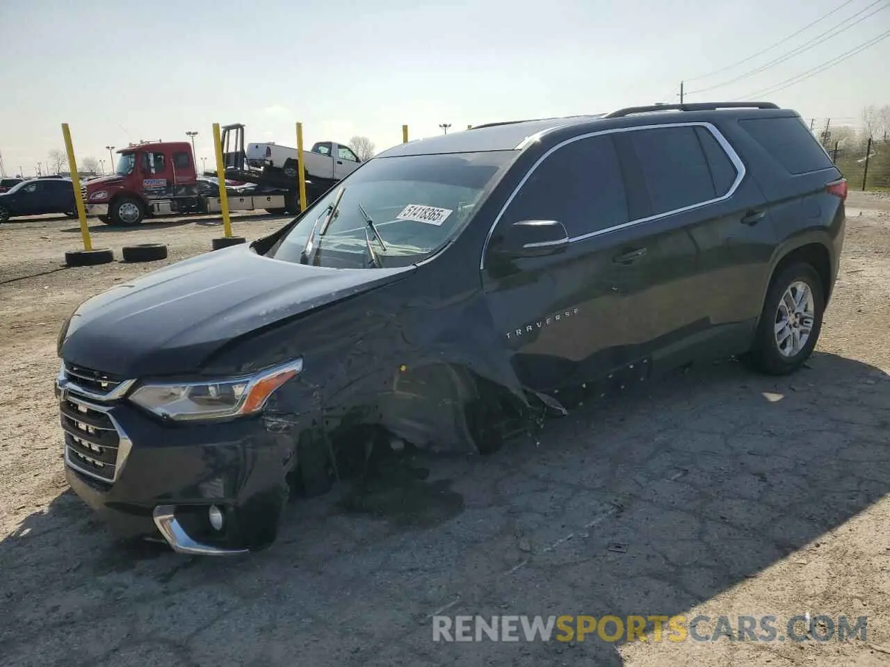 1 Photograph of a damaged car 1GNERGKW3LJ158327 CHEVROLET TRAVERSE 2020