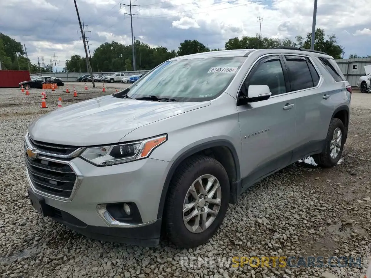 1 Photograph of a damaged car 1GNERGKW4LJ188632 CHEVROLET TRAVERSE 2020