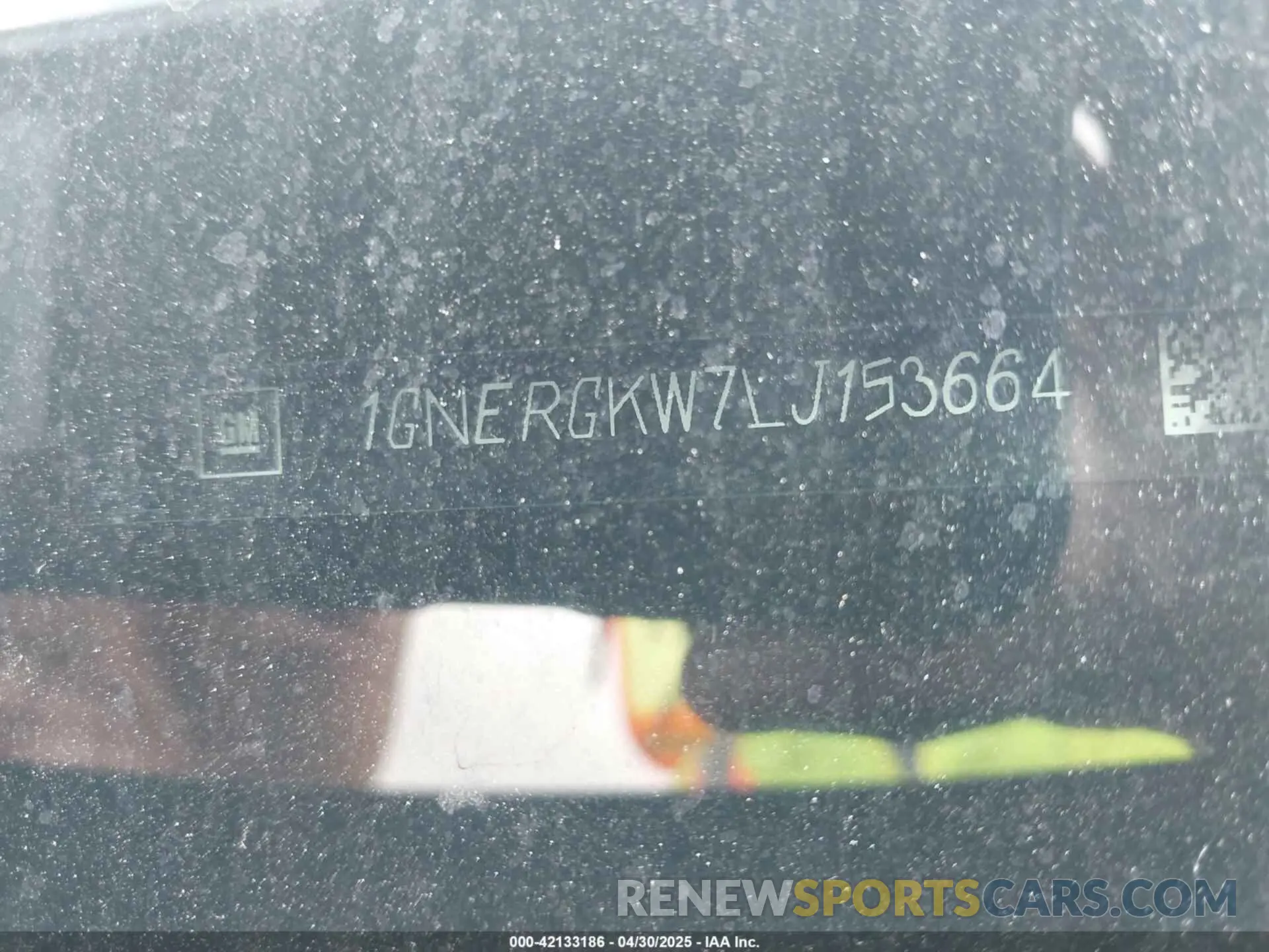 9 Photograph of a damaged car 1GNERGKW7LJ153664 CHEVROLET TRAVERSE 2020