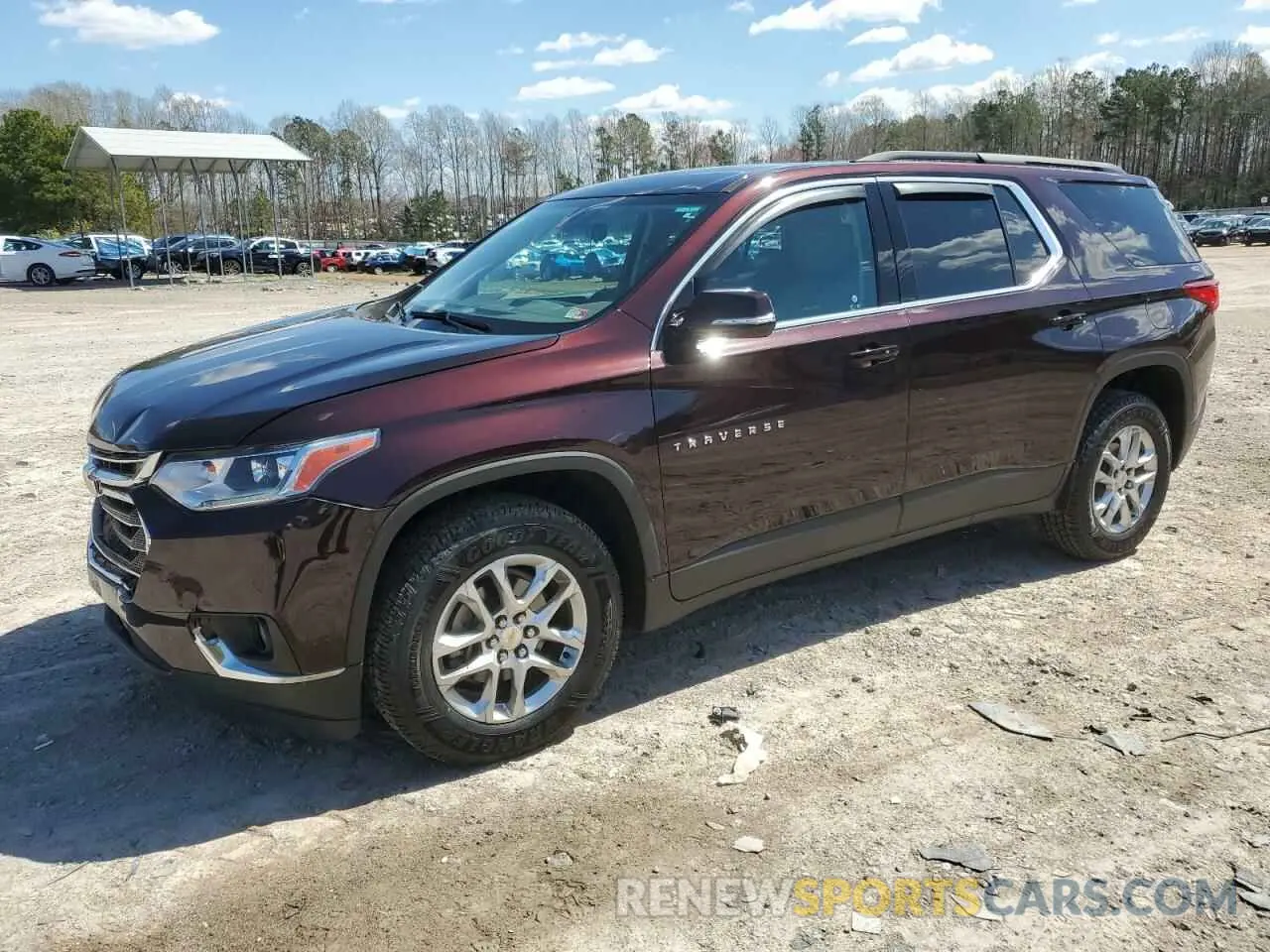 1 Photograph of a damaged car 1GNERGKW7LJ200000 CHEVROLET TRAVERSE 2020