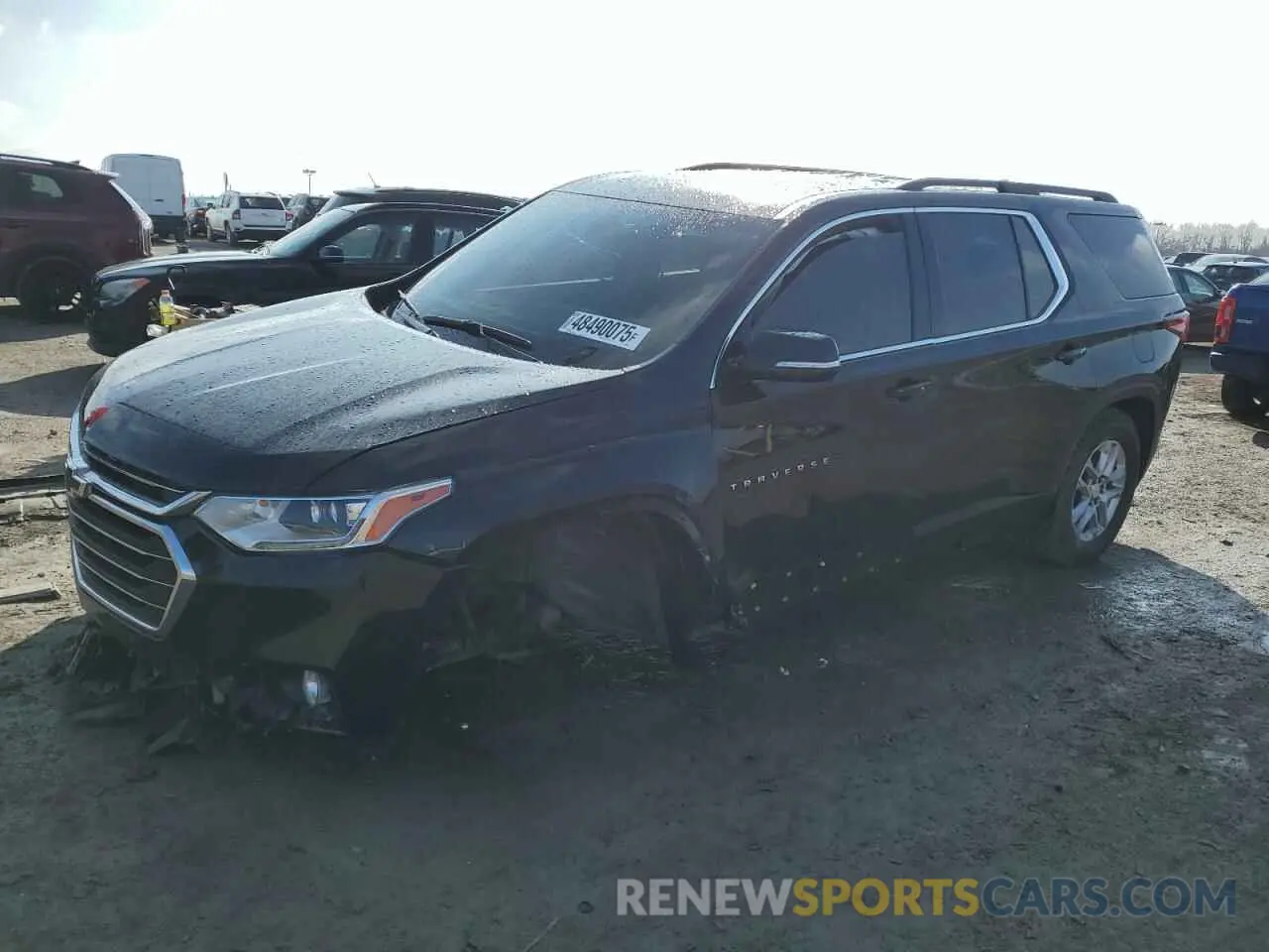1 Photograph of a damaged car 1GNERGKW8LJ256639 CHEVROLET TRAVERSE 2020