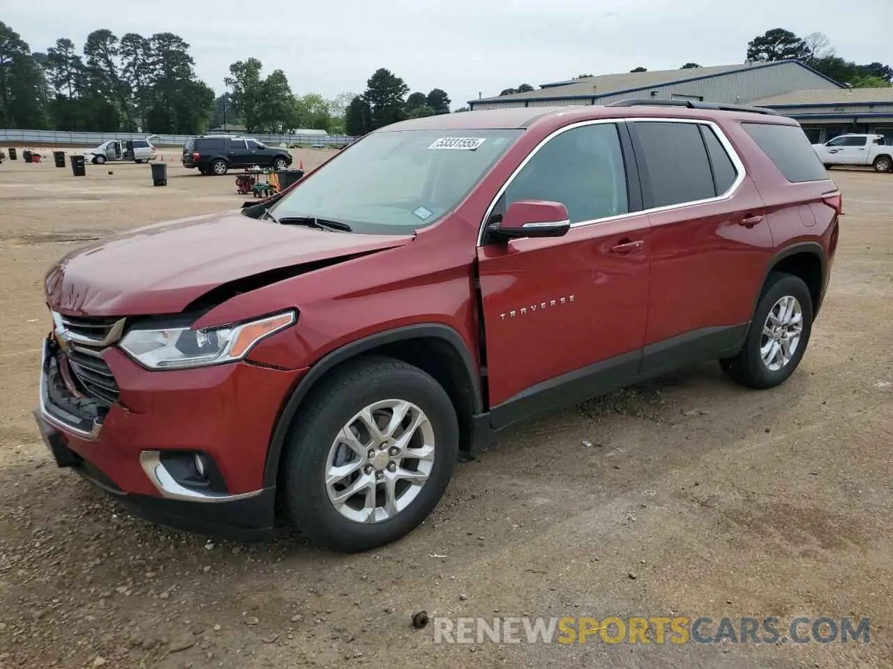 1 Photograph of a damaged car 1GNERHKW0LJ229456 CHEVROLET TRAVERSE 2020
