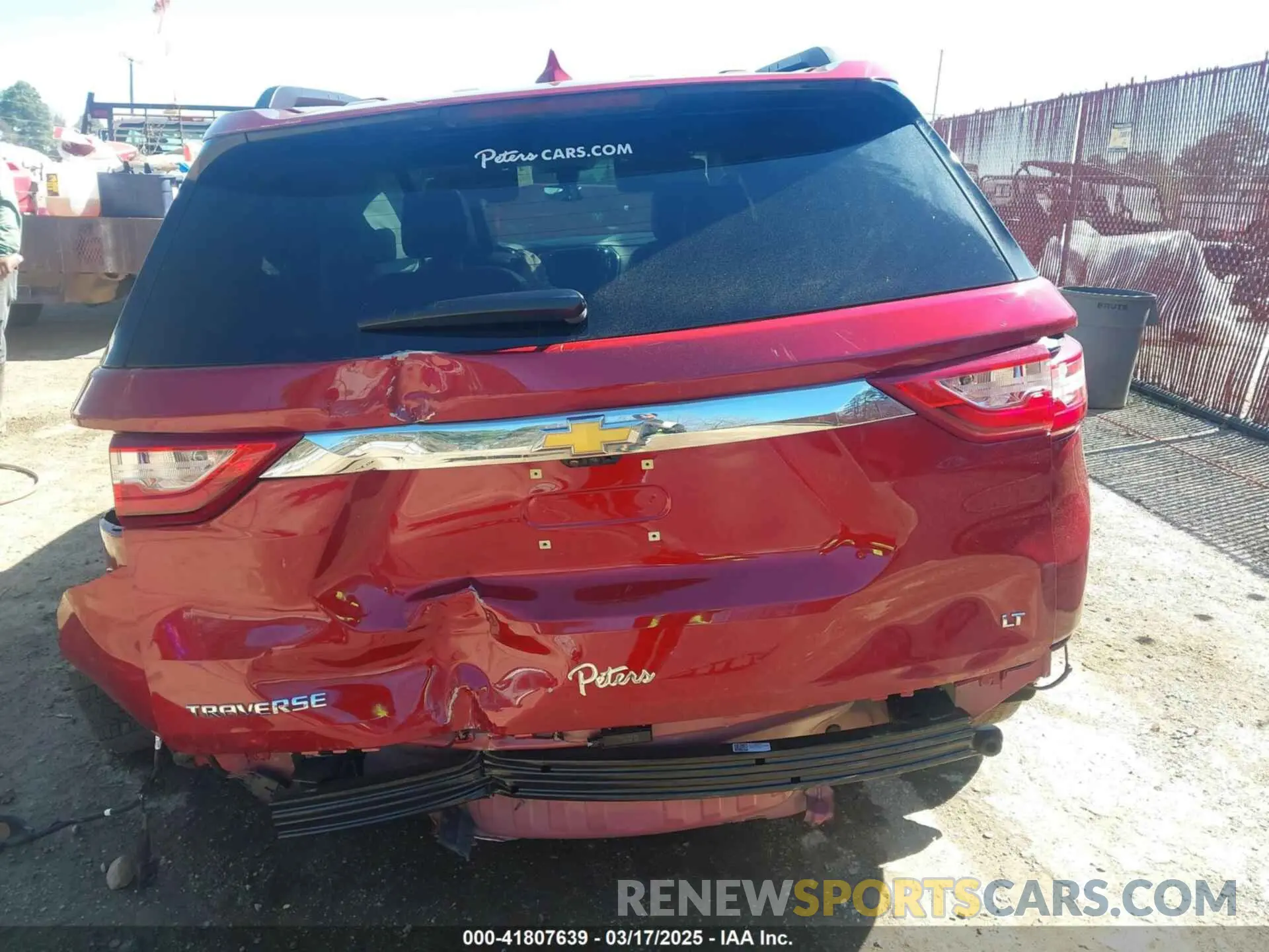 15 Photograph of a damaged car 1GNERHKW1LJ299970 CHEVROLET TRAVERSE 2020