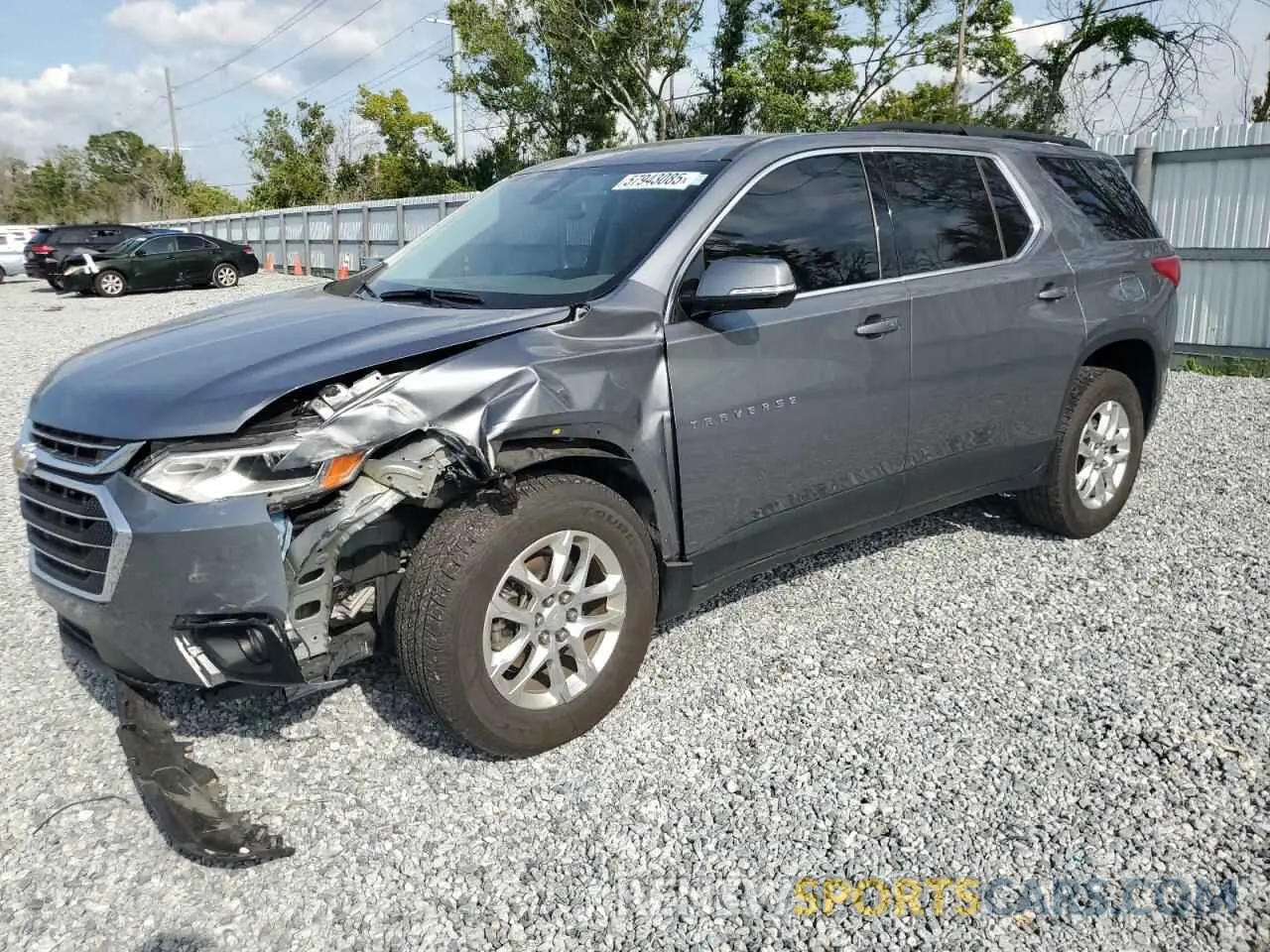1 Photograph of a damaged car 1GNERHKW1LJ300373 CHEVROLET TRAVERSE 2020