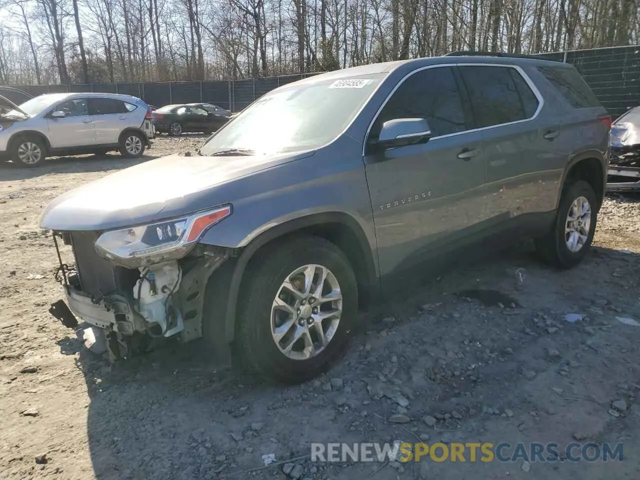 1 Photograph of a damaged car 1GNERHKW2LJ105205 CHEVROLET TRAVERSE 2020