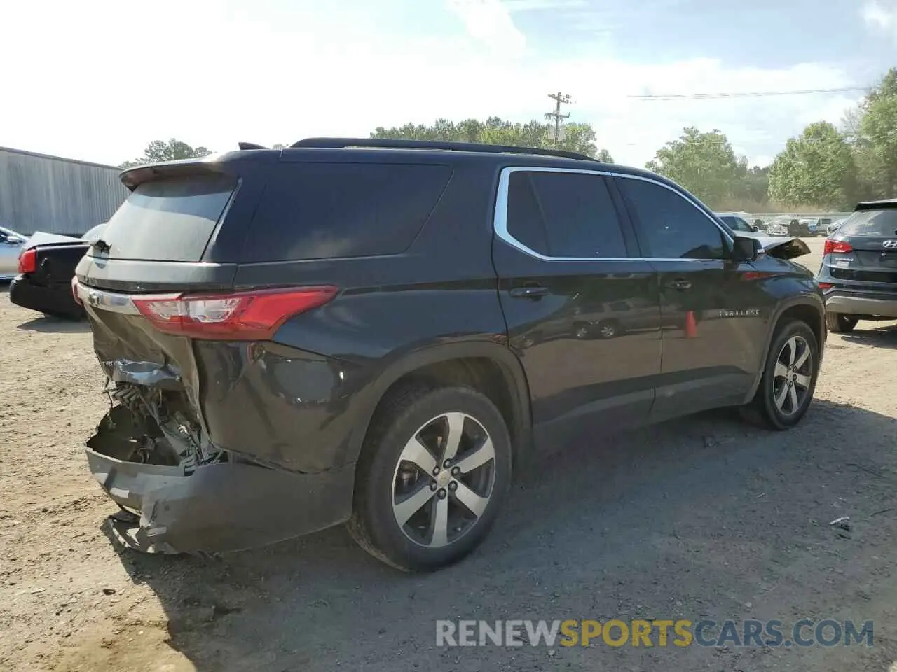 3 Photograph of a damaged car 1GNERHKW2LJ300026 CHEVROLET TRAVERSE 2020