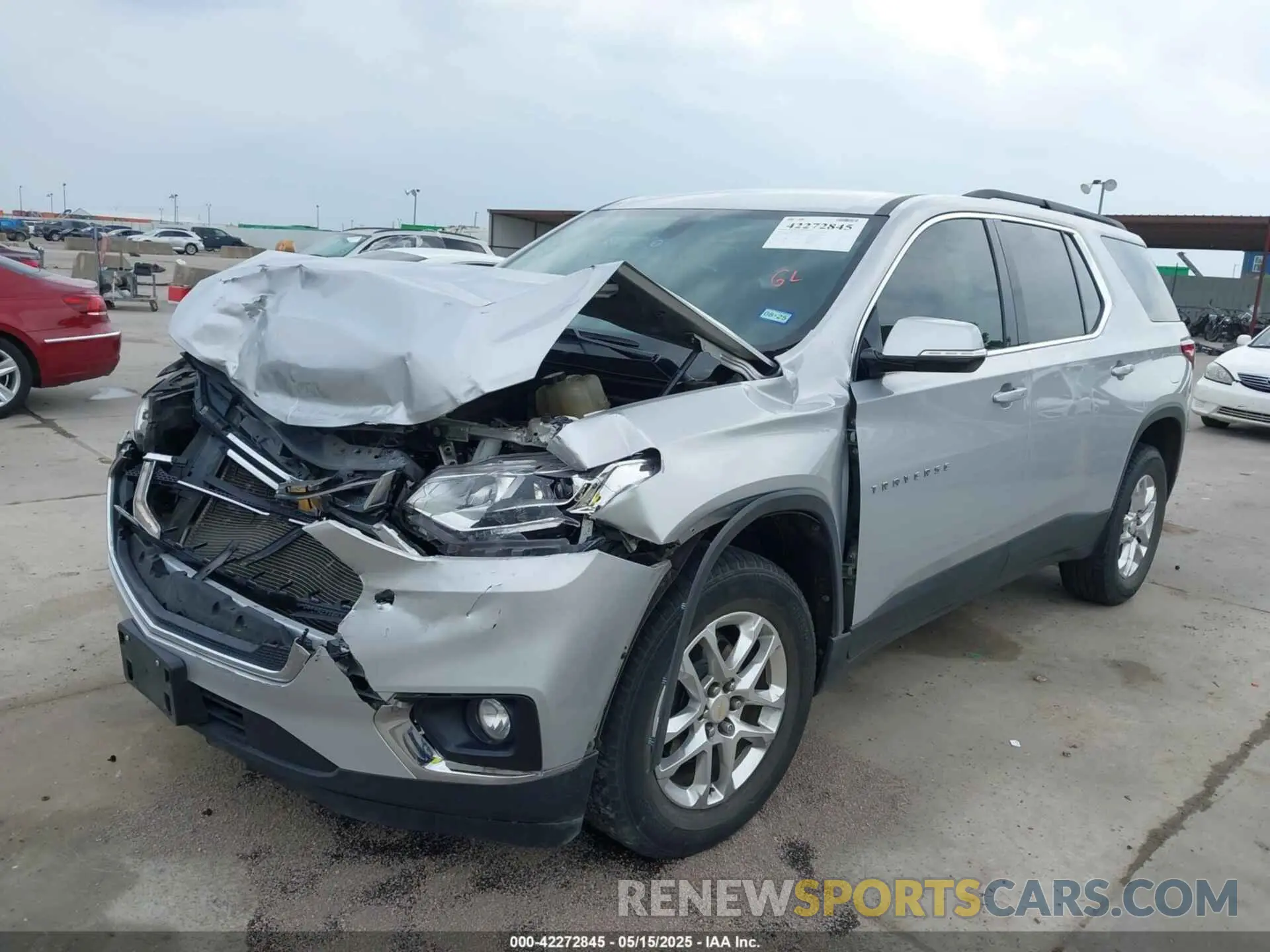 2 Photograph of a damaged car 1GNERHKW3LJ237616 CHEVROLET TRAVERSE 2020