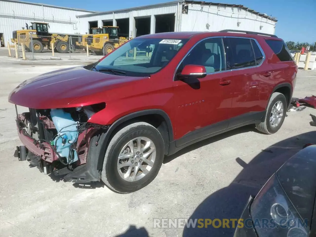 1 Photograph of a damaged car 1GNERHKW3LJ264511 CHEVROLET TRAVERSE 2020