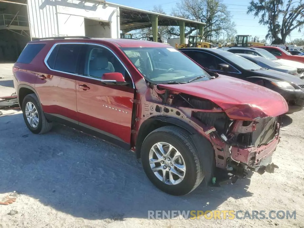 4 Photograph of a damaged car 1GNERHKW3LJ264511 CHEVROLET TRAVERSE 2020