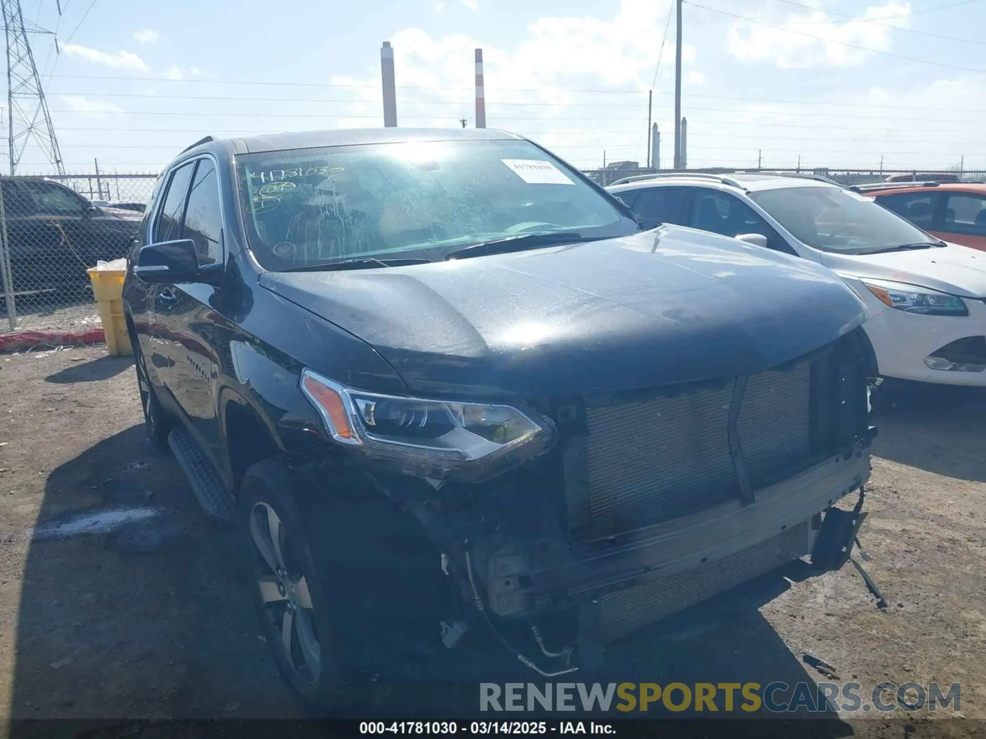 1 Photograph of a damaged car 1GNERHKW7LJ323401 CHEVROLET TRAVERSE 2020