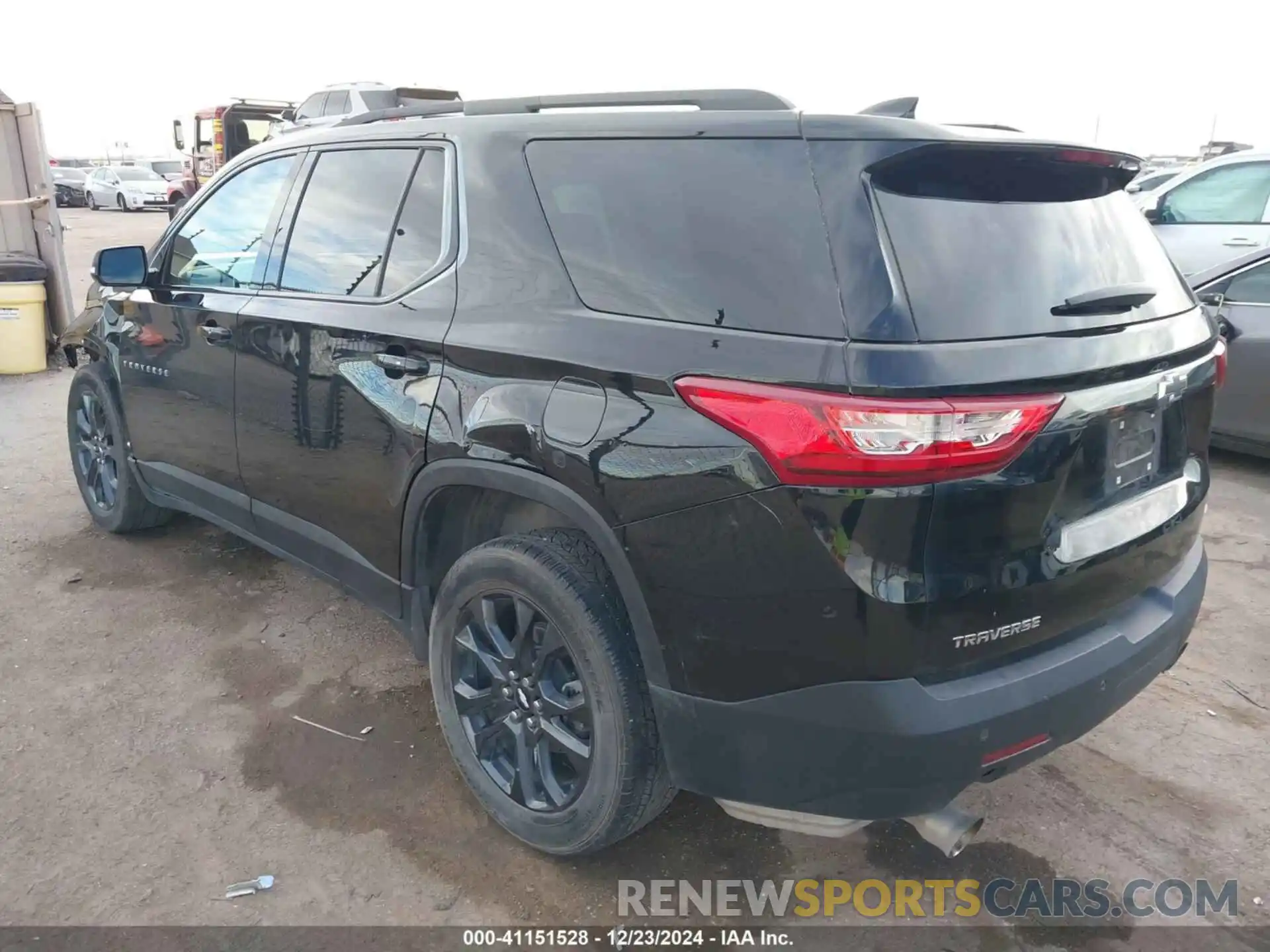 3 Photograph of a damaged car 1GNERJKW6LJ307794 CHEVROLET TRAVERSE 2020