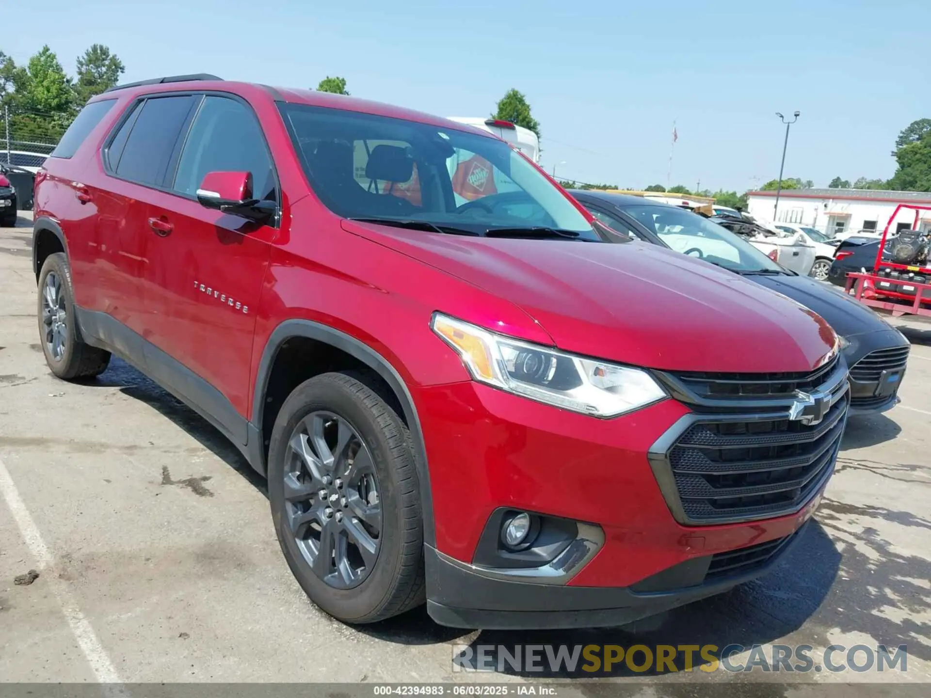 1 Photograph of a damaged car 1GNERJKW7LJ170140 CHEVROLET TRAVERSE 2020