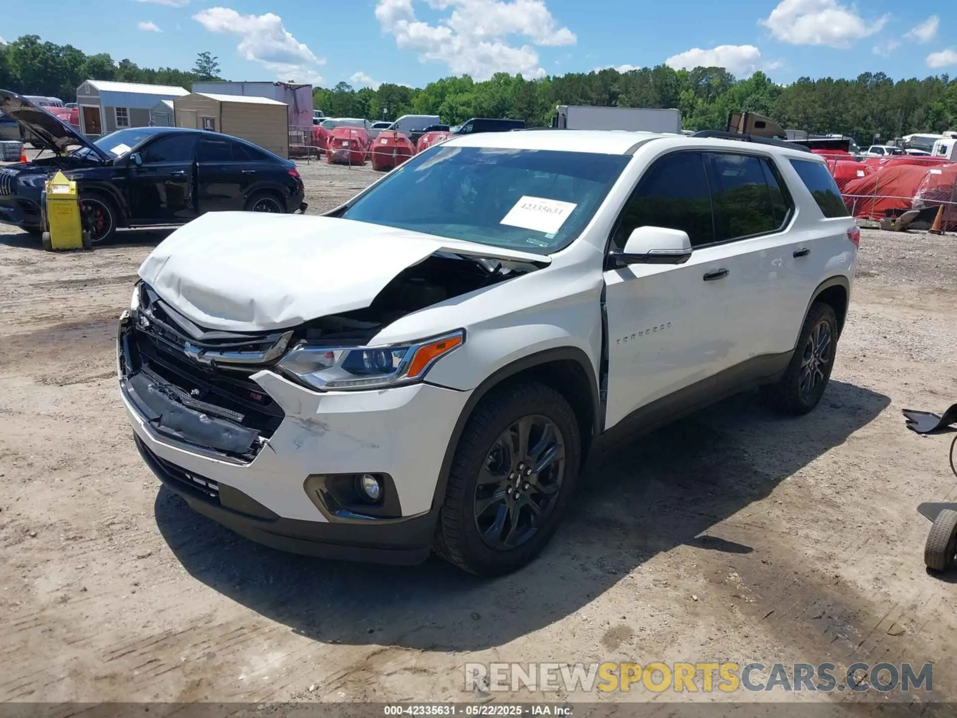 2 Photograph of a damaged car 1GNERJKW9LJ298430 CHEVROLET TRAVERSE 2020