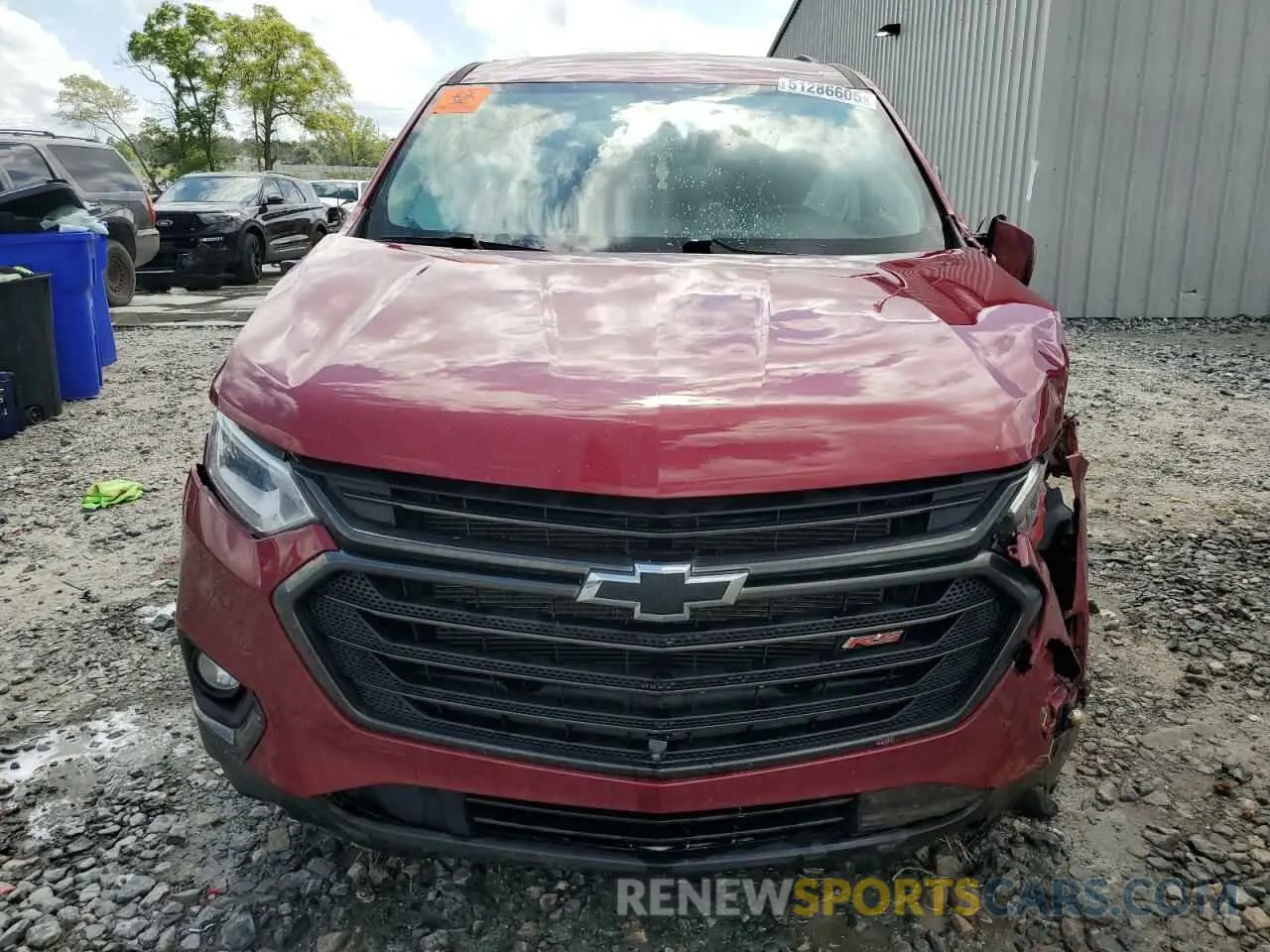 5 Photograph of a damaged car 1GNERJKWXLJ292751 CHEVROLET TRAVERSE 2020